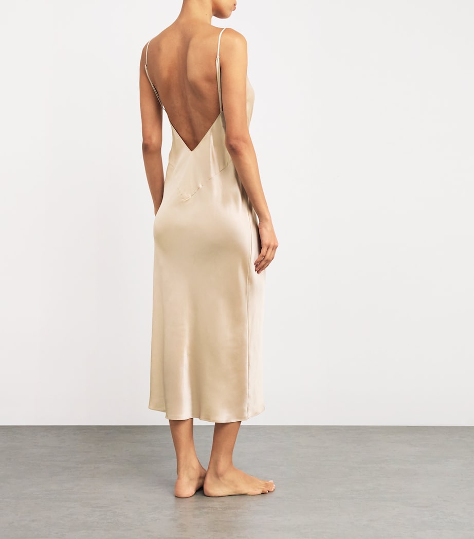 Satin Slip Issa Olivia Maxi Dress Olivia Von Halle Issa Silk Bias