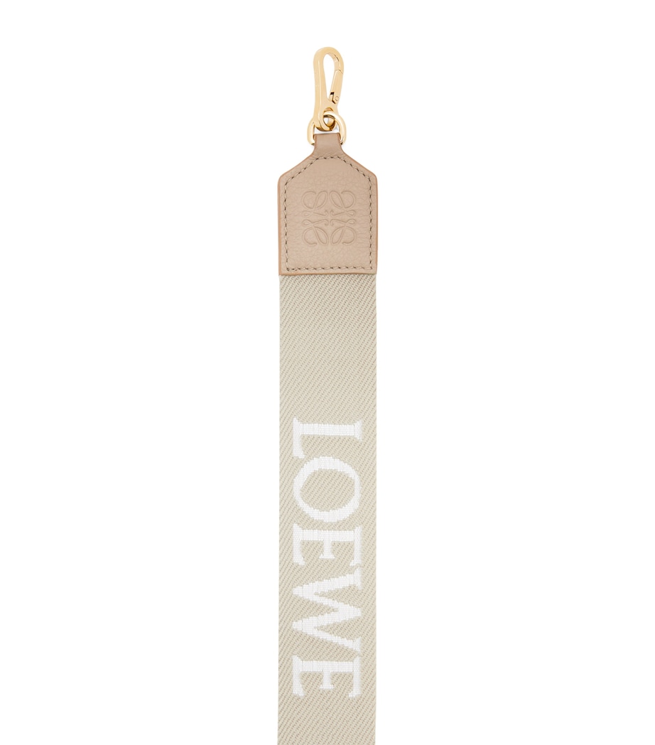 Anagram Logo Bag Strap ECRU/NATURAL Image 2