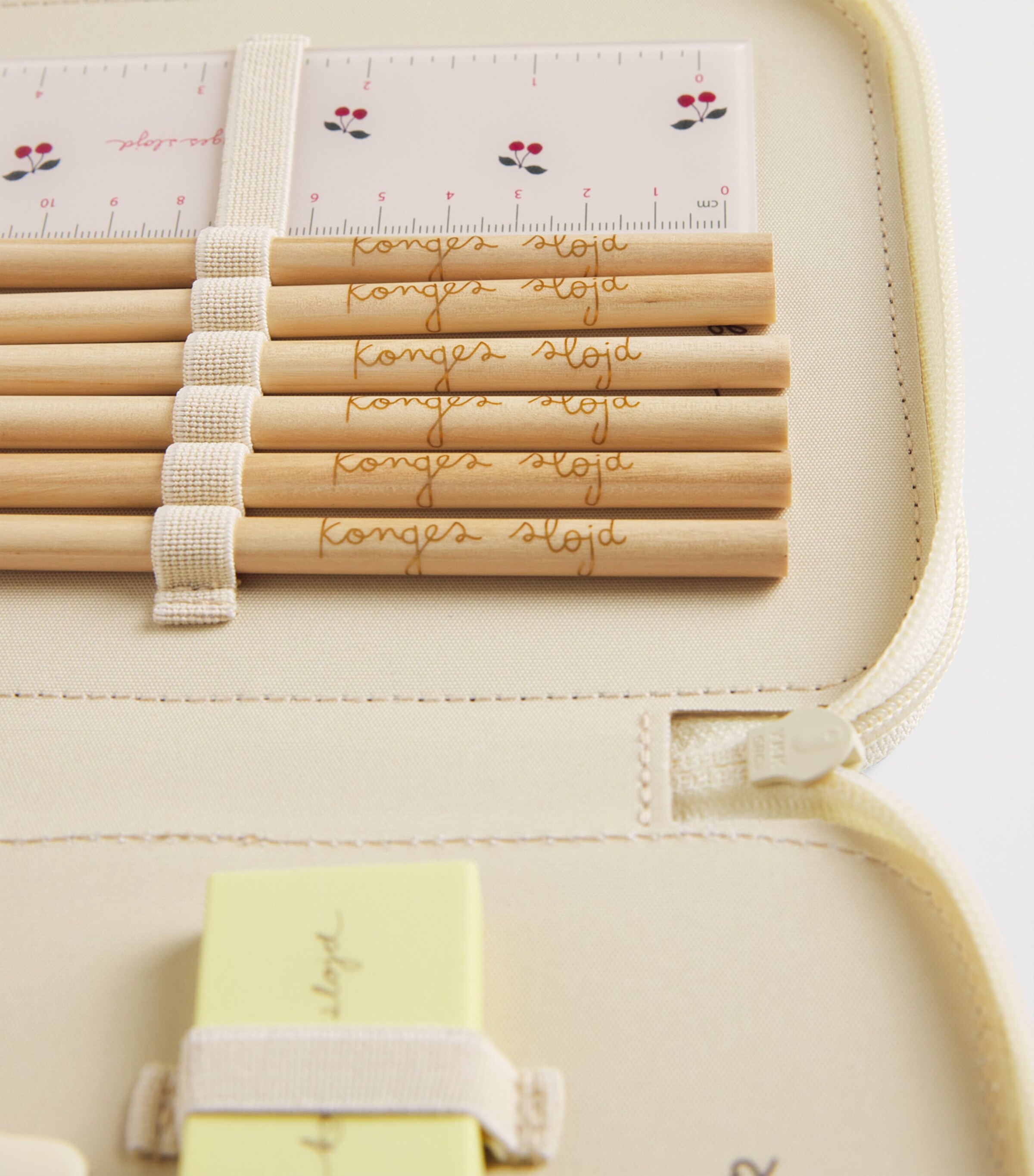 KONGES SLOJD Leopard Print Clover Pencil Case Image 3