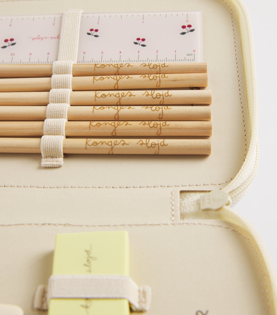 KONGES SLOJD Leopard Print Clover Pencil Case Image 3