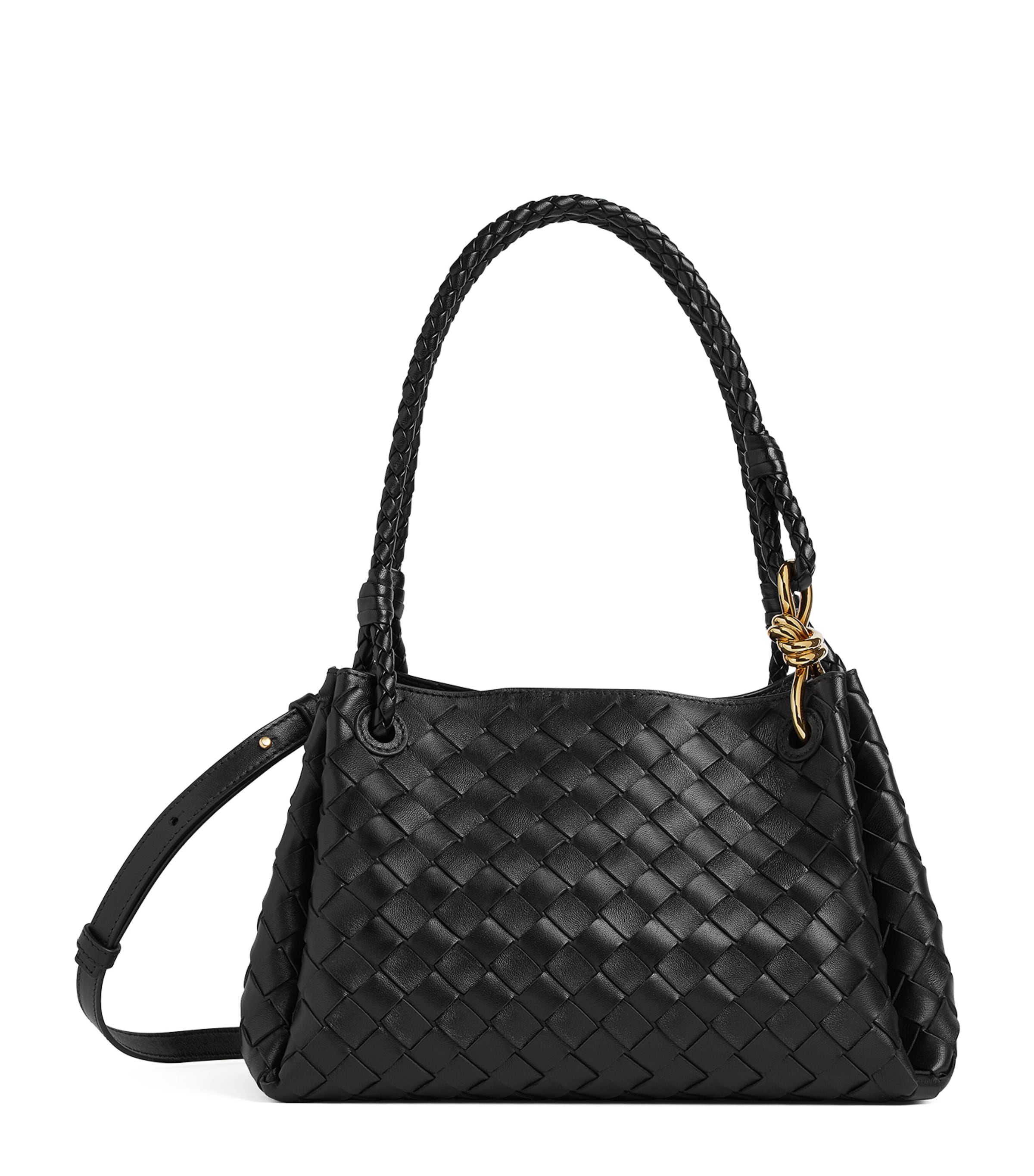 Bottega Veneta Leather Parachute Shoulder Bag | Harrods DE