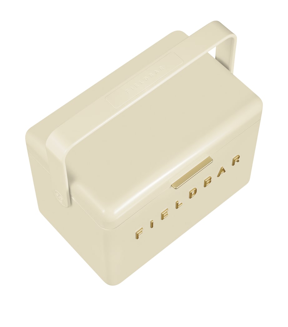 Mini Bar Cooler Box with Leather Sling (4L) WHITE Image 5