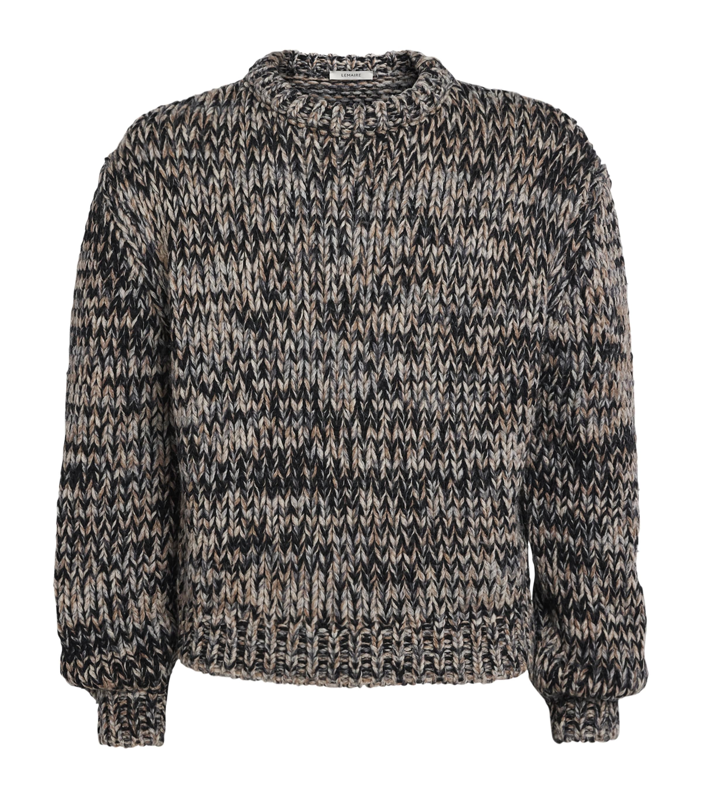Lemaire Wool-blend Melange Sweater In Multi