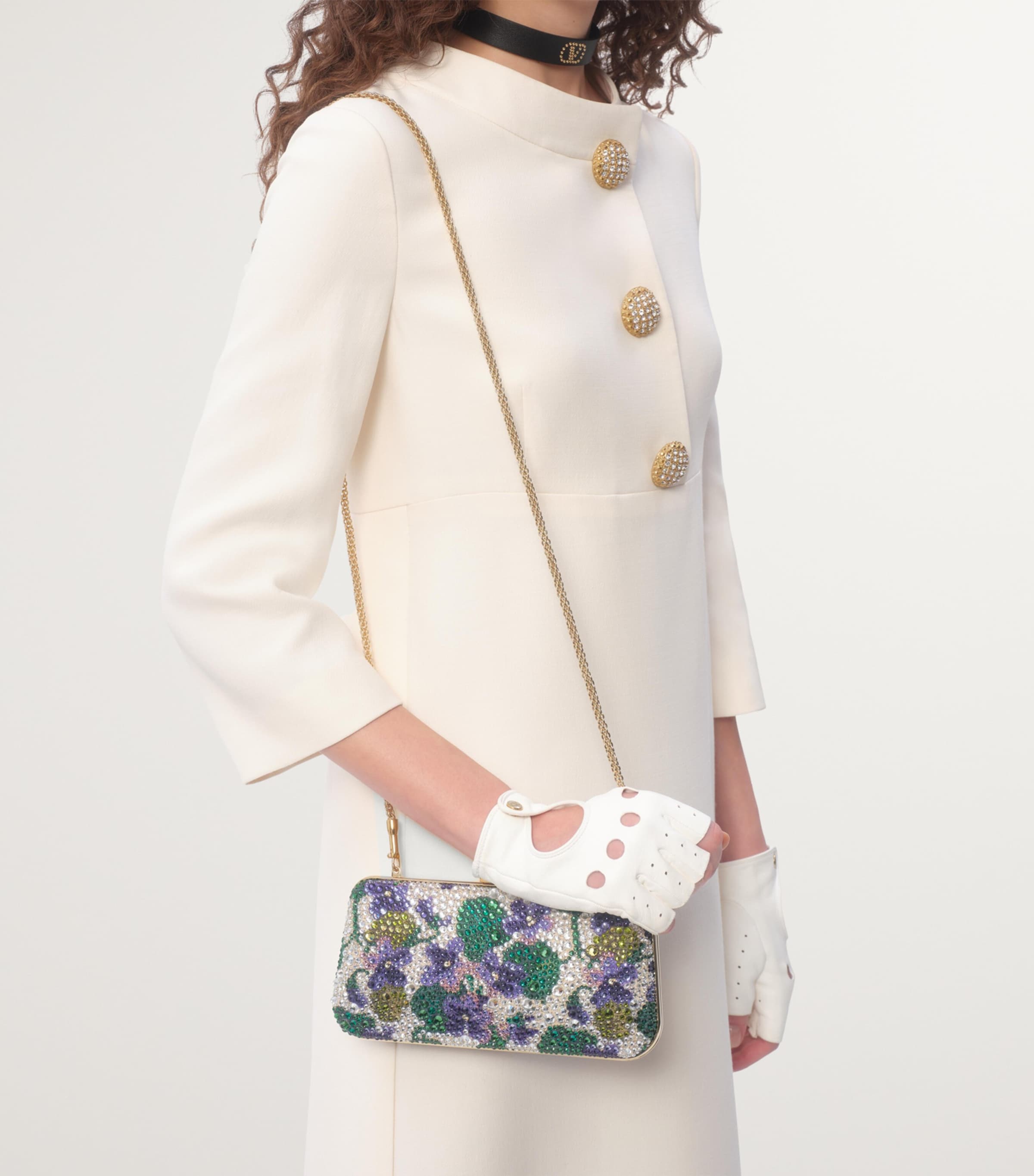 Virgin Wool-Silk Midi Dress A03 Image 3