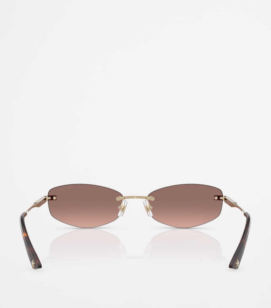 Wire Oval Sunglasses 300613 Image 4