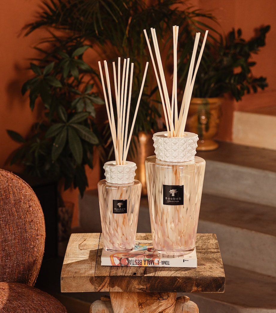 Baobab Collection Totem White Pearls Diffuser (2L) Clear And Pink Image 2