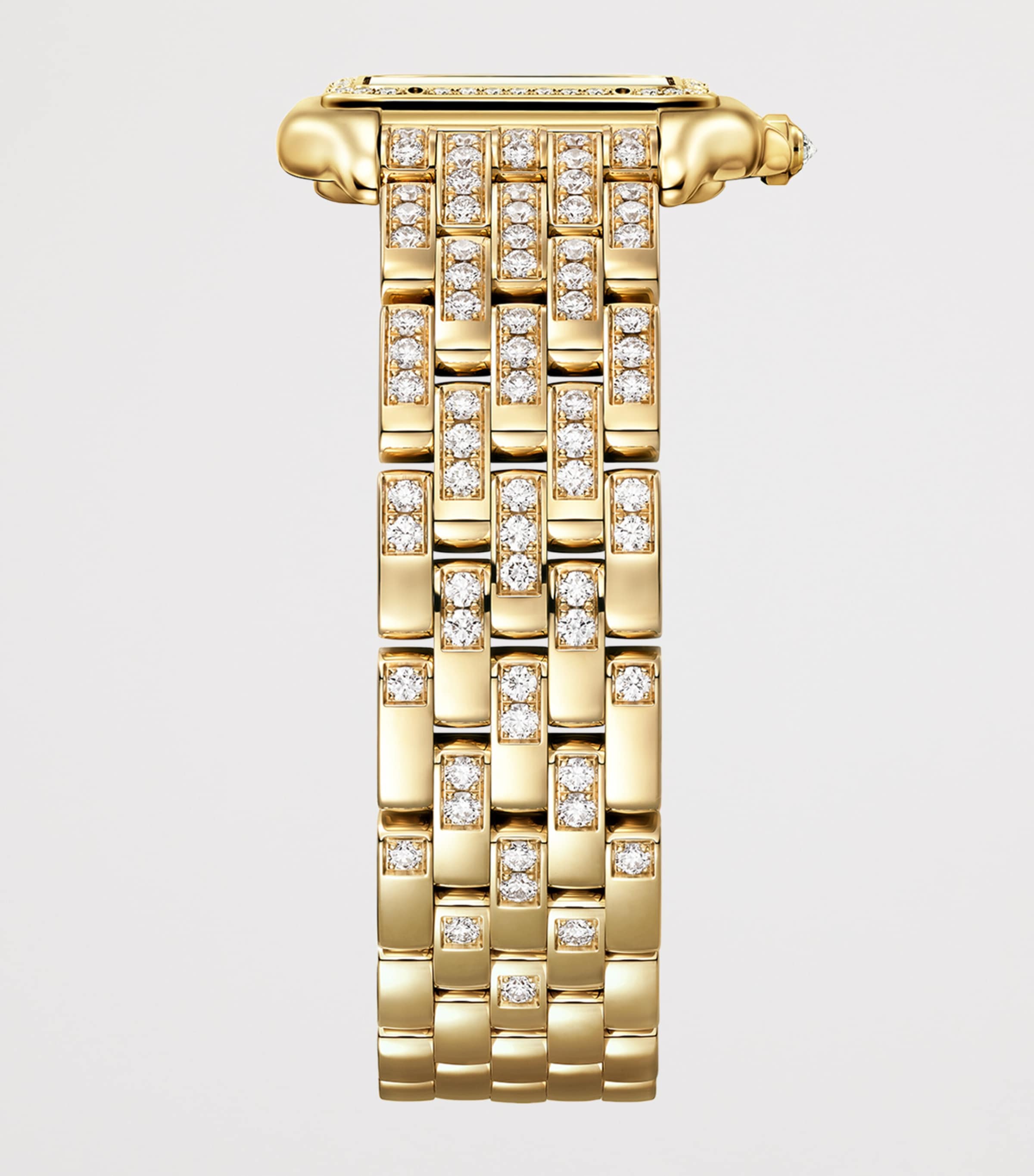 Yellow Gold and Diamond Panthère de Cartier Watch 26.7mm SILVER Image 5