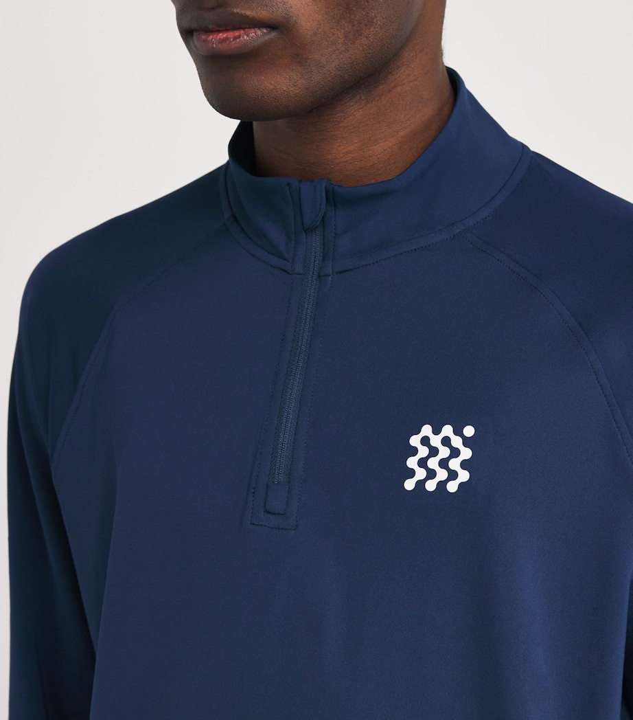 Quarter-Zip Sweatshirt NAVY Image 6