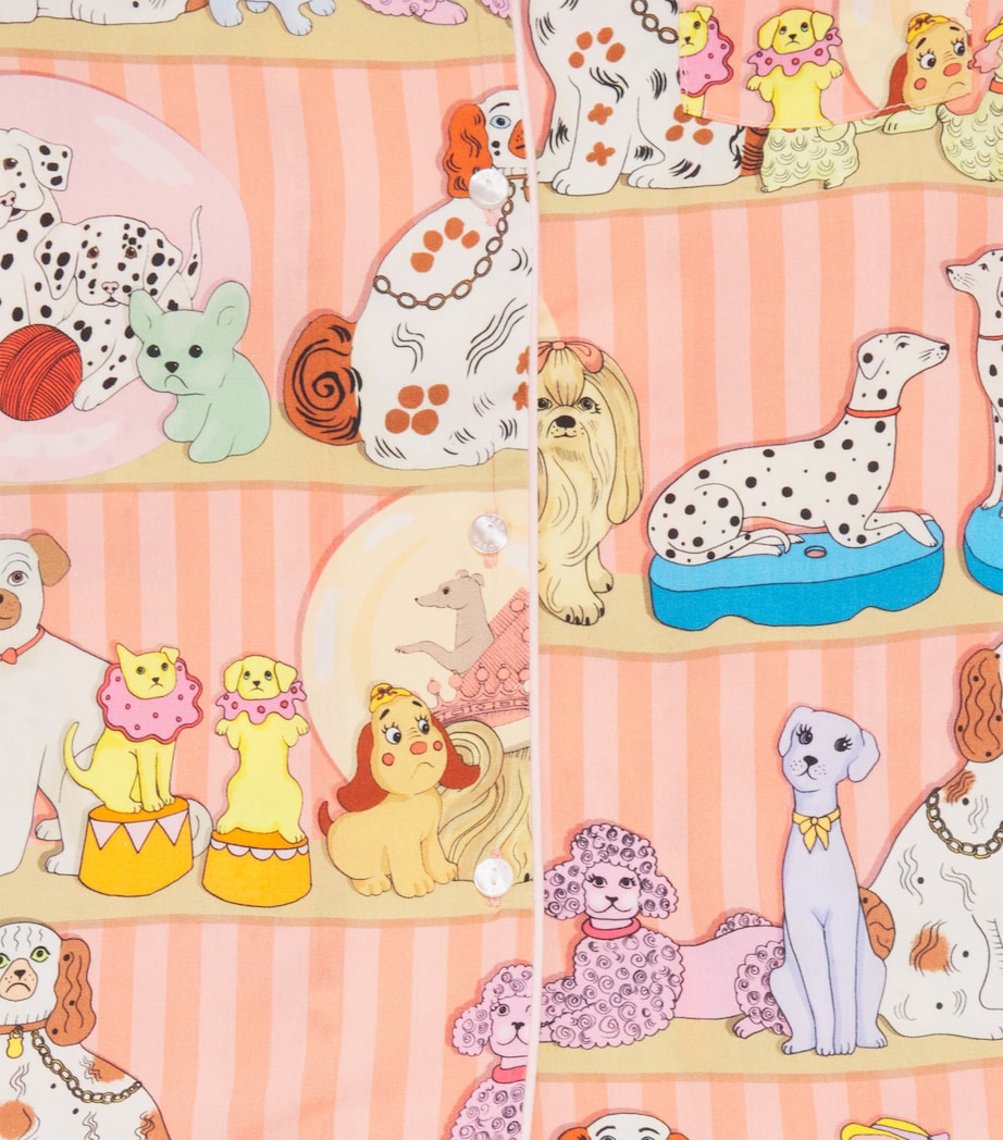 KAREN MABON KIDS Dog Collector Print Pyjama Set (2-13 Years) Yellow Image 4