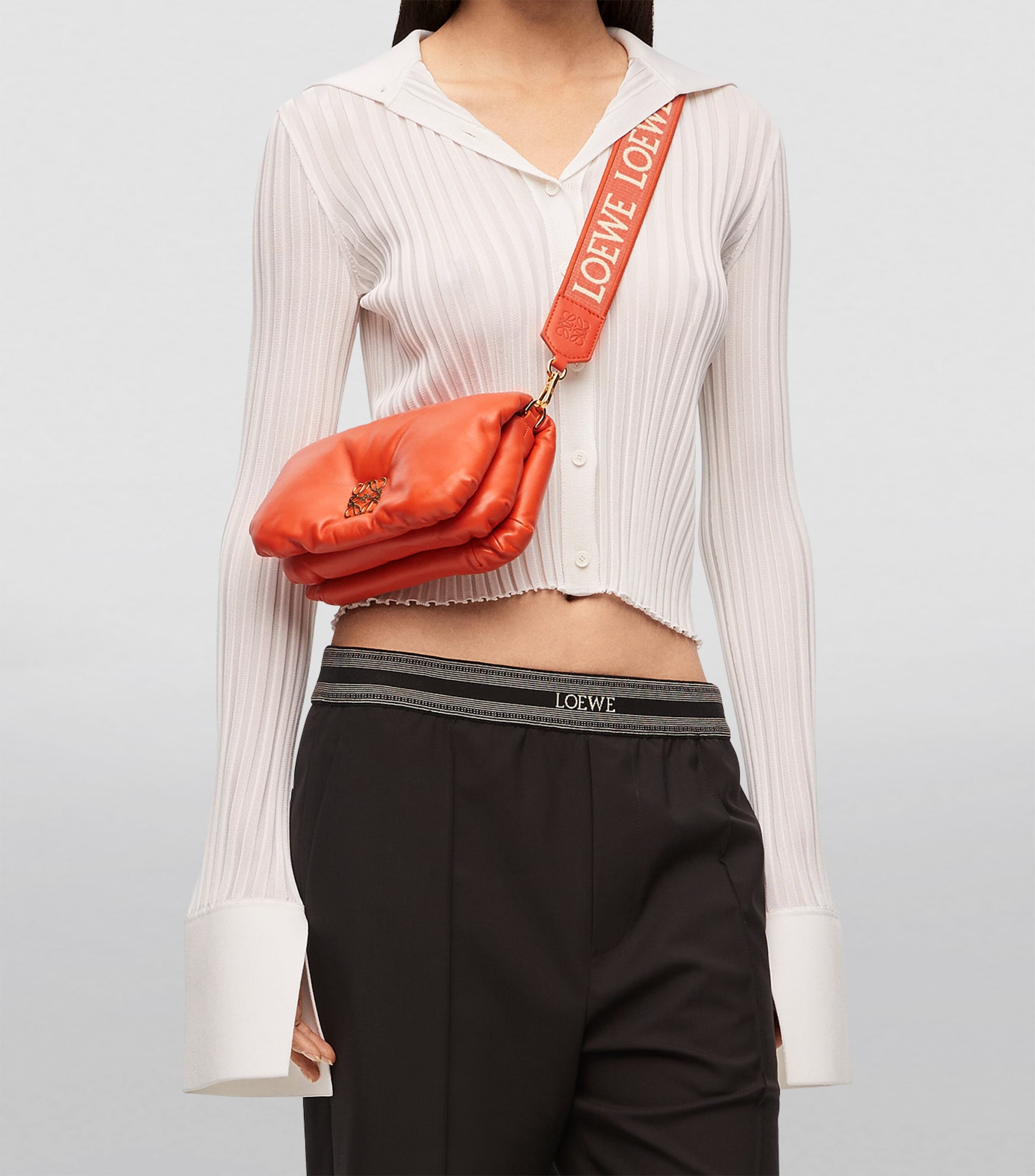 Jacquard Anagram Strap SUNRISE ORANGE Image 2