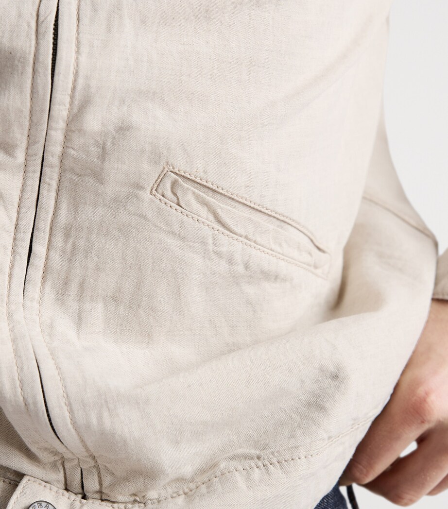 Chambray Cotton Triangle Jacket F0ABR Image 2