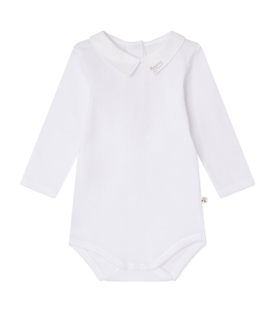 Organic Cotton Bodysuit (1-24 Months) BLANC NATUREL Image 1