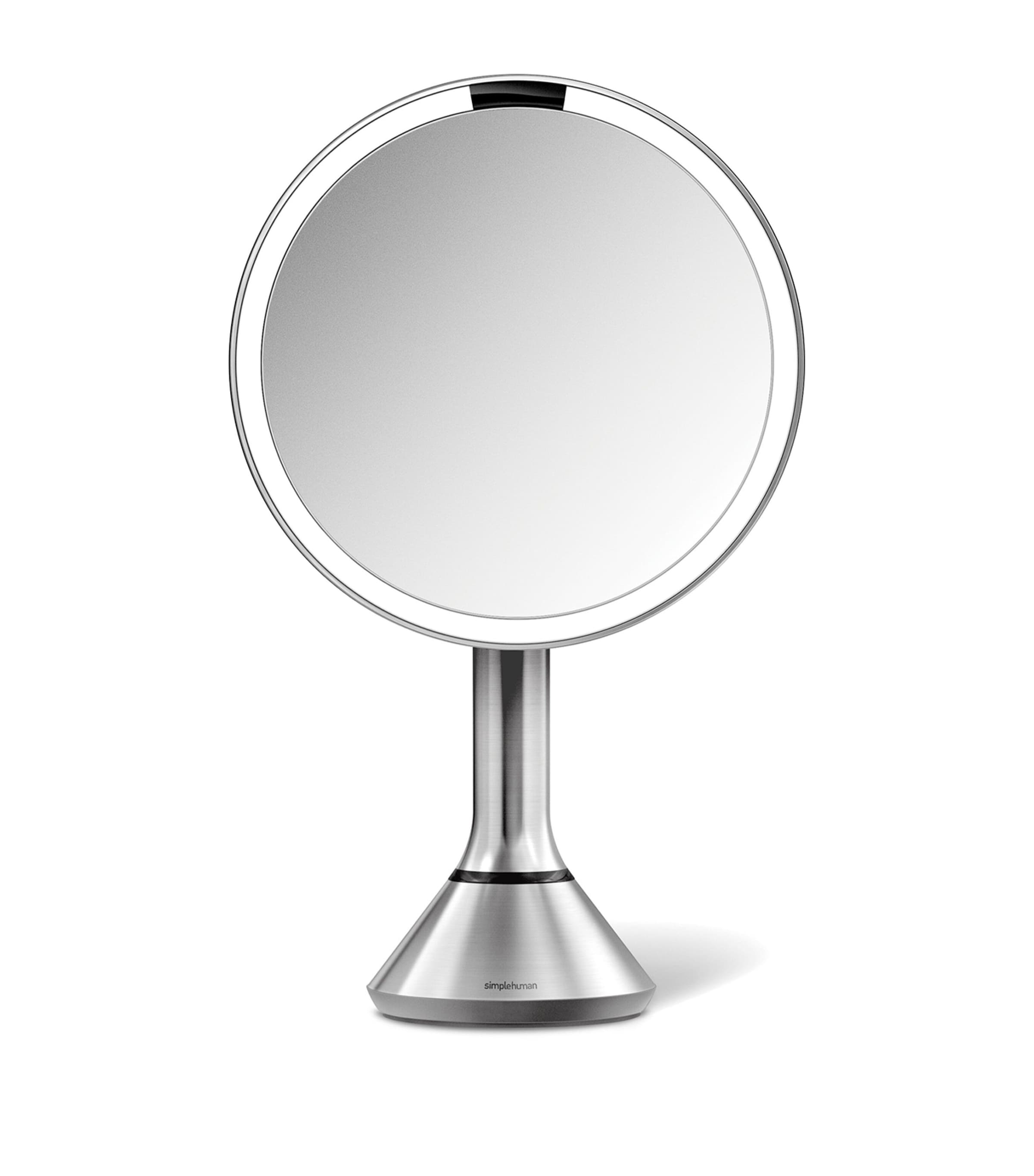 Simplehuman Stainless Steel Sensor Touch Control Mirror In White