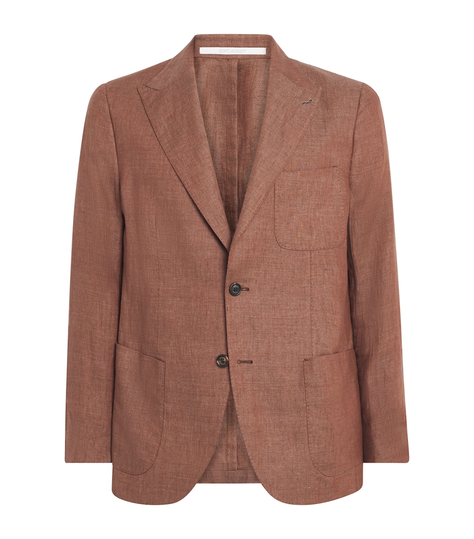 x Harrods Linen Blazer VICUNA Image 1