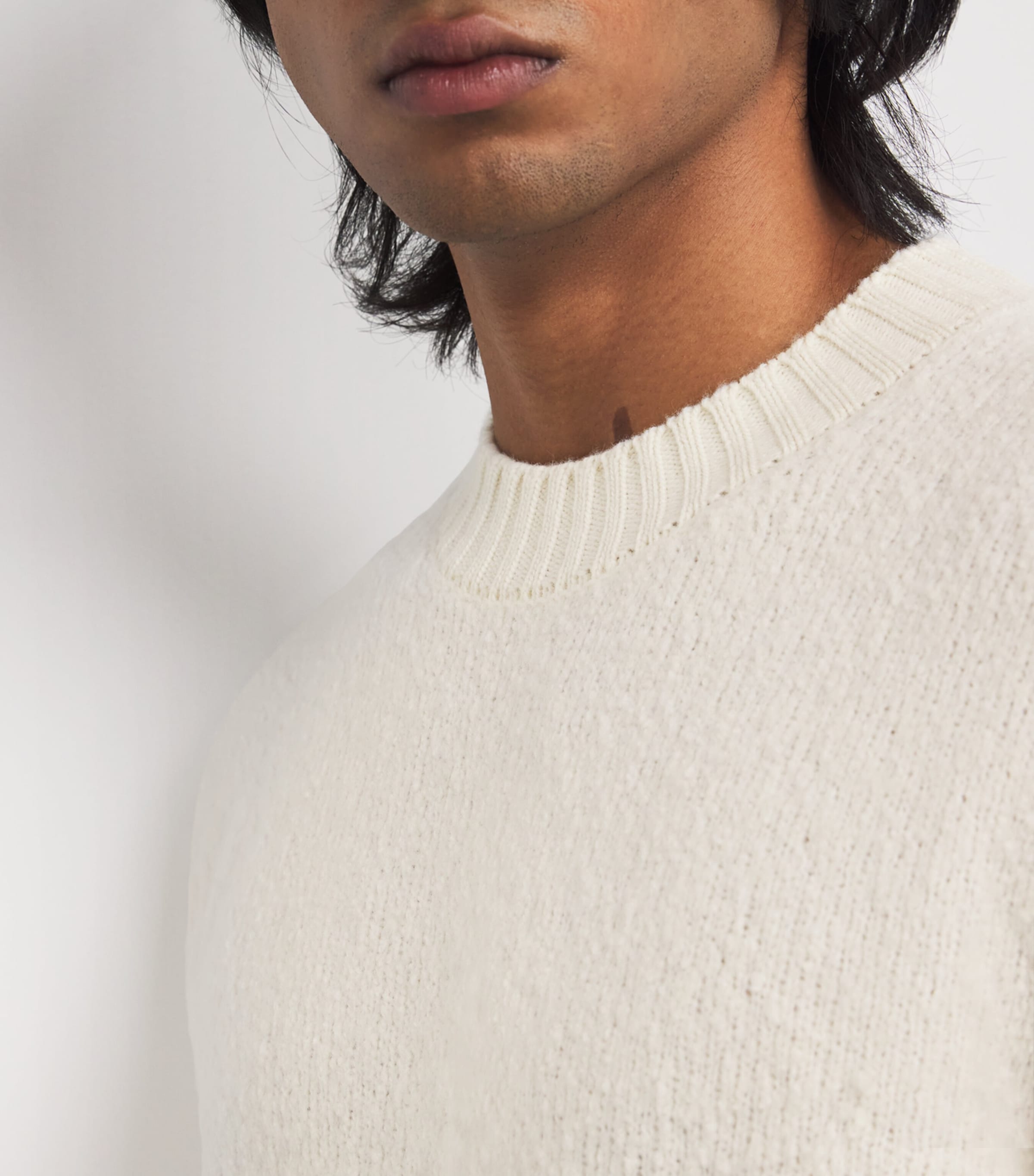 Wool-Blend Textured Sweater V0093 Image 6