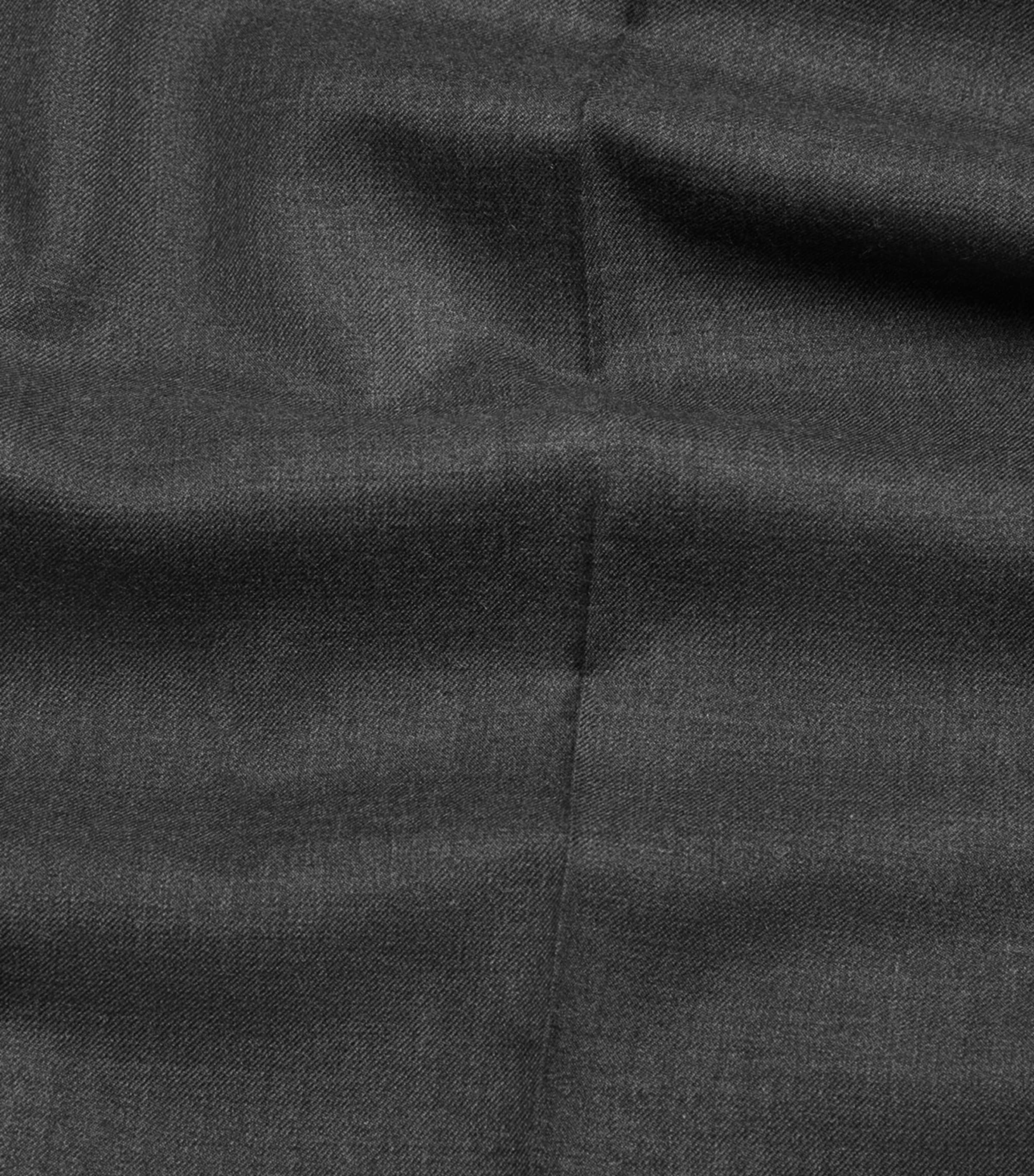 Cashmere Double Pleated Trousers 037MID GREY Image 6