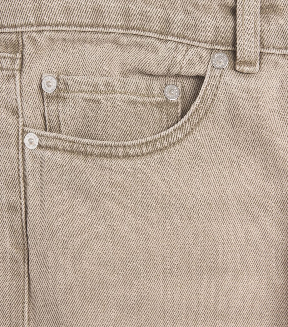 Our Legacy Mens First Cut Straight Jeans Olive Breeze Image 6