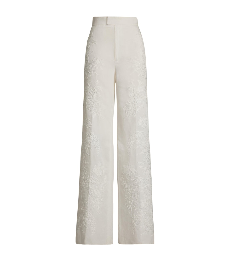 Embroidered Dean Trousers