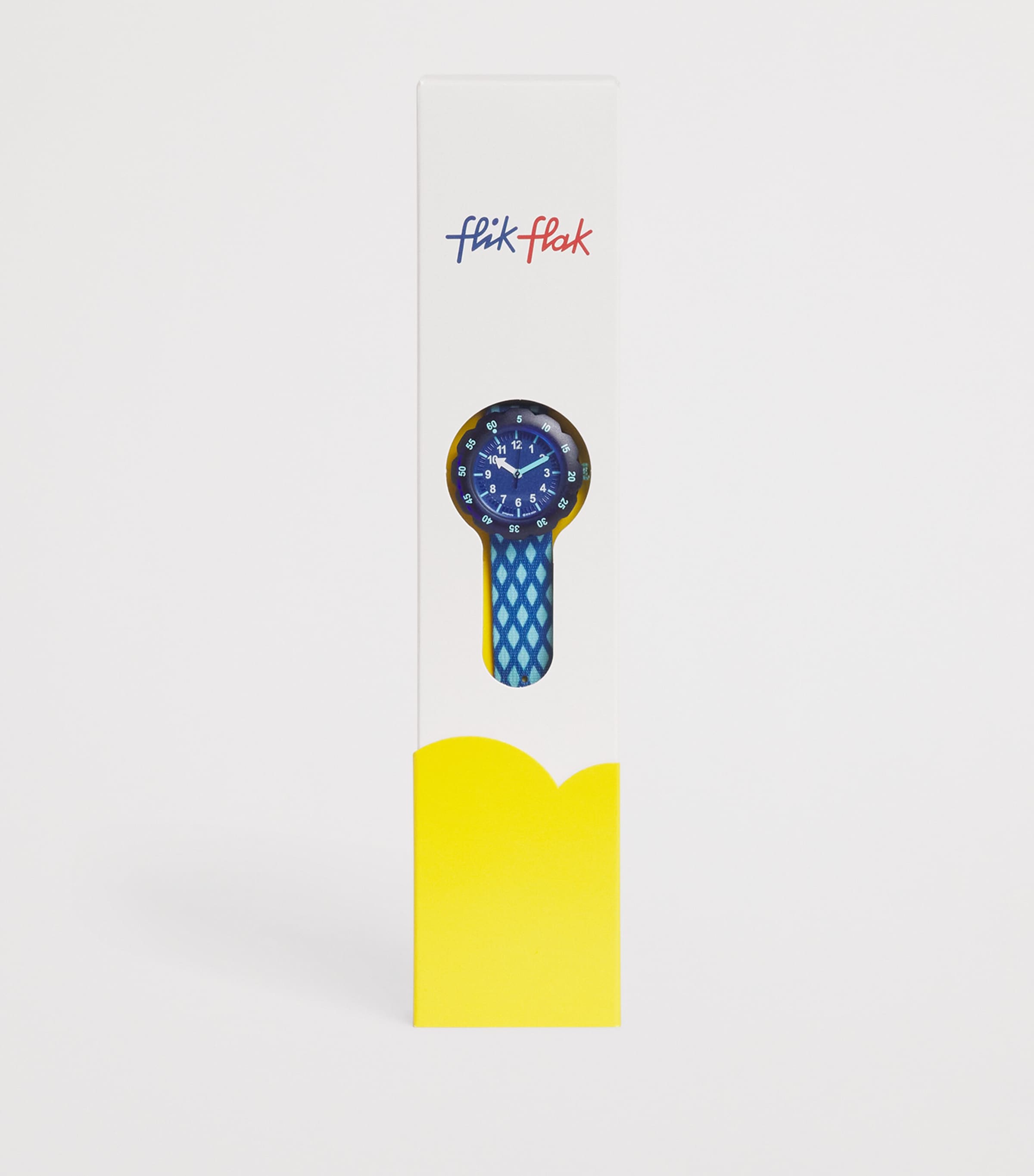 Flik Flak Criss-cross Watch In Blue