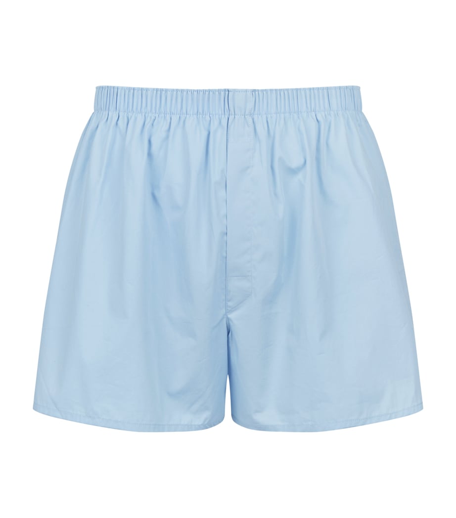 Cotton Classic Boxer Shorts BLUE Image 1
