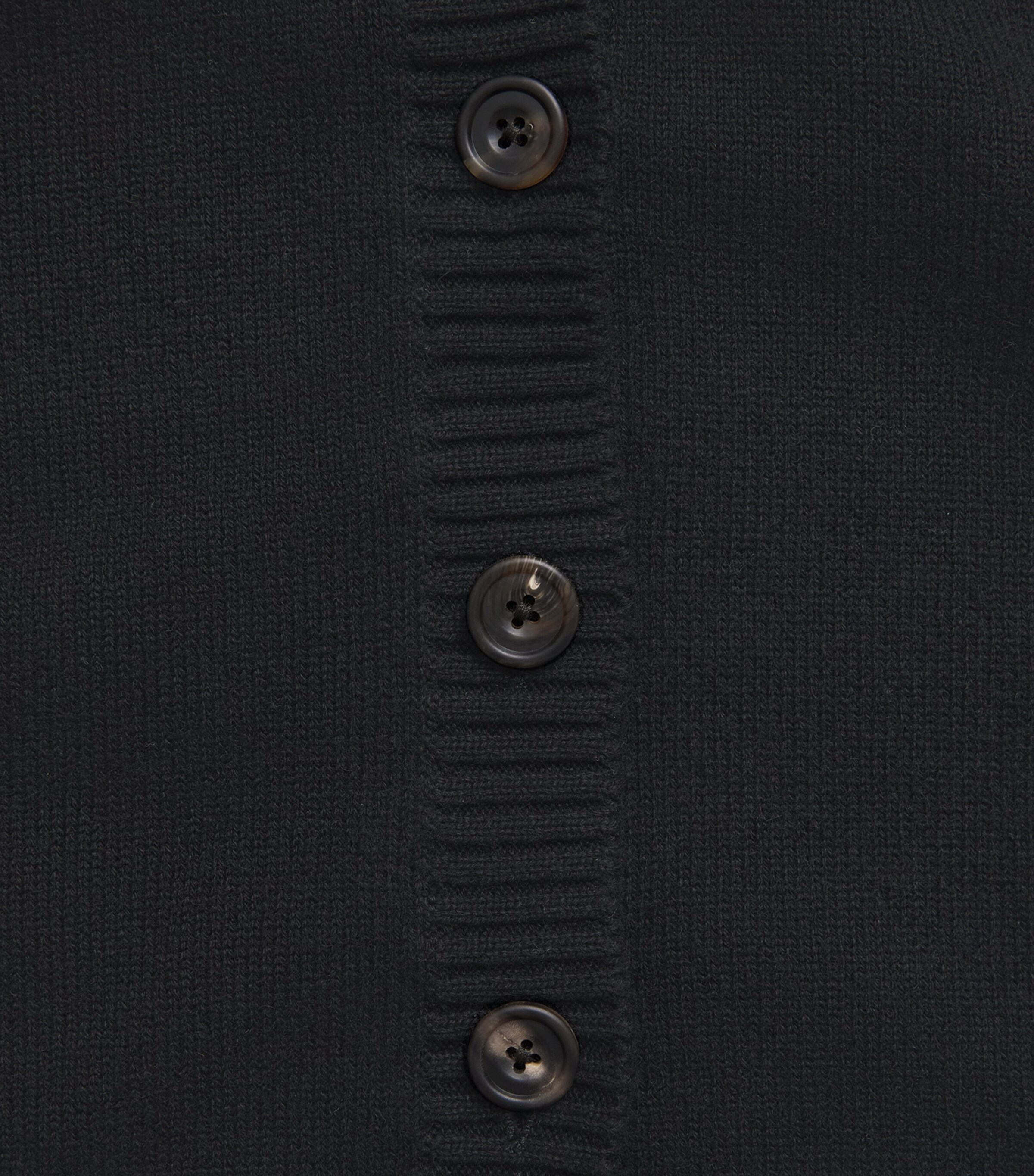 Harrods Womens Cashmere-Cotton Sweater Vest Black Image 6