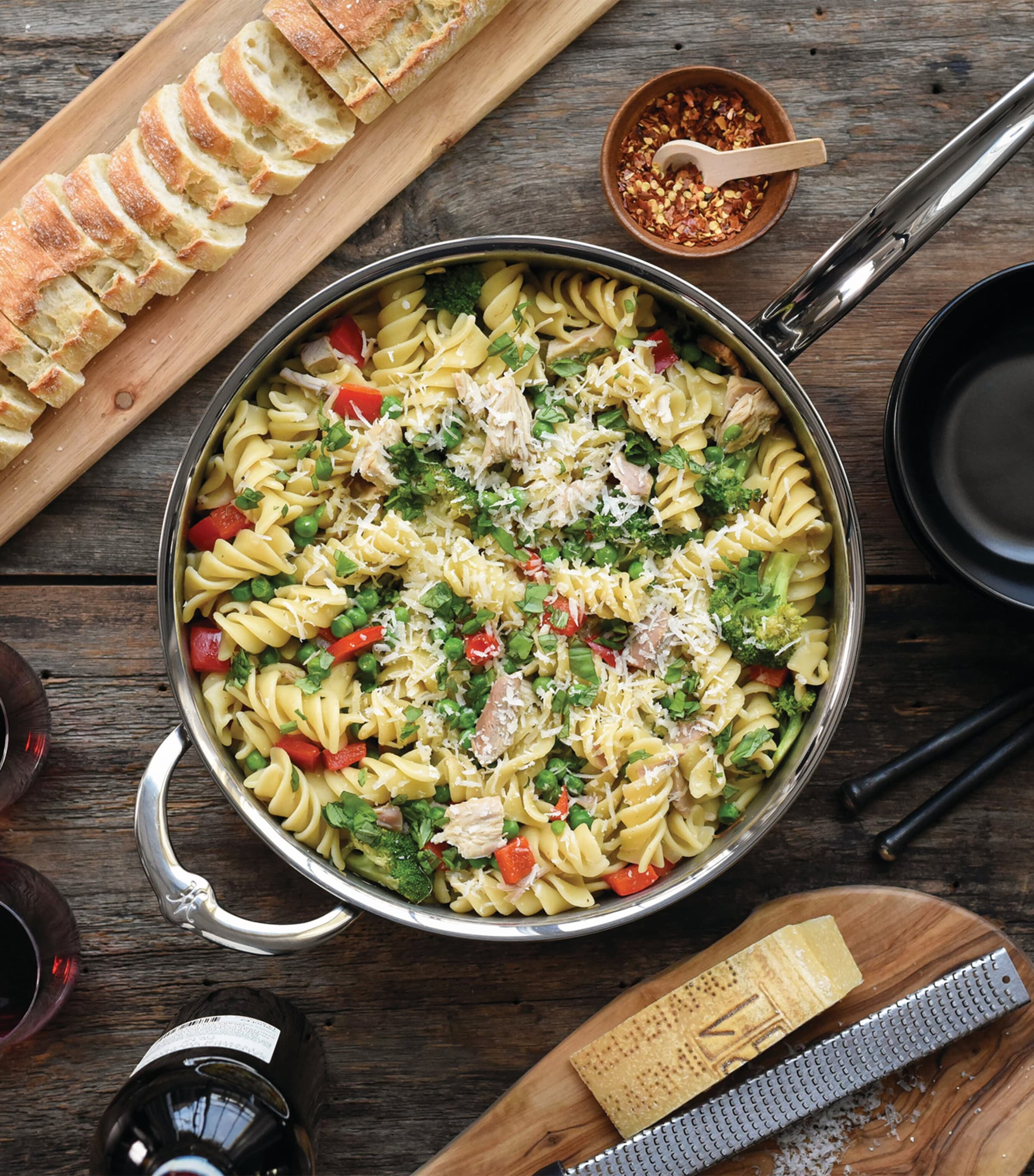 Hestan ProBond Covered Sauté (26cm) Stainless Steel Image 3