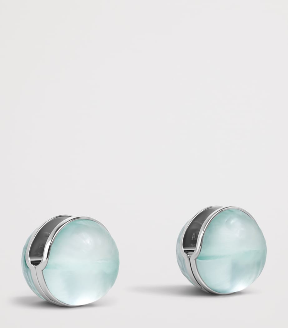 Alaïa Sphere Earrings Rouge Grenat Image 2