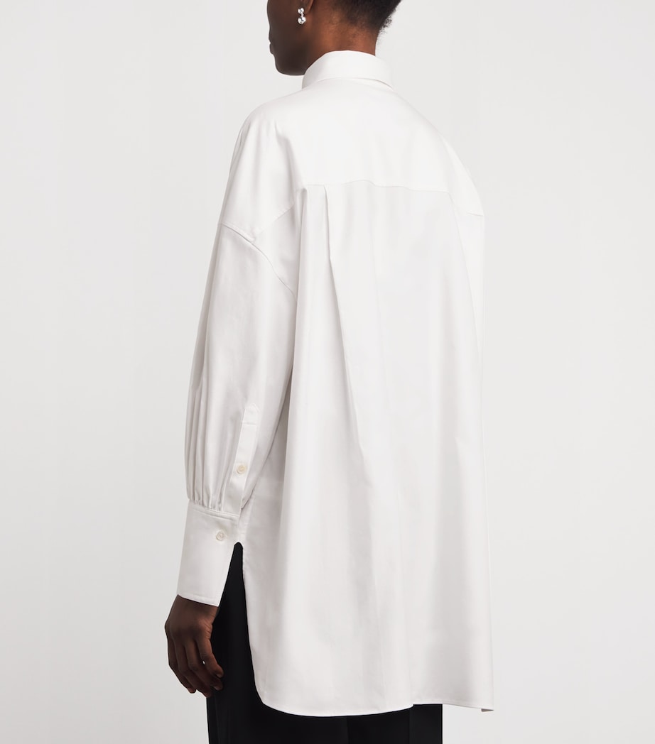 Cotton Ferrus Tuxedo Shirt WHITE Image 4