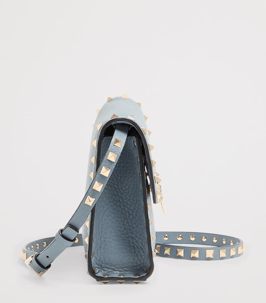 Small Leather Rockstud Shoulder Bag MXE Image 3