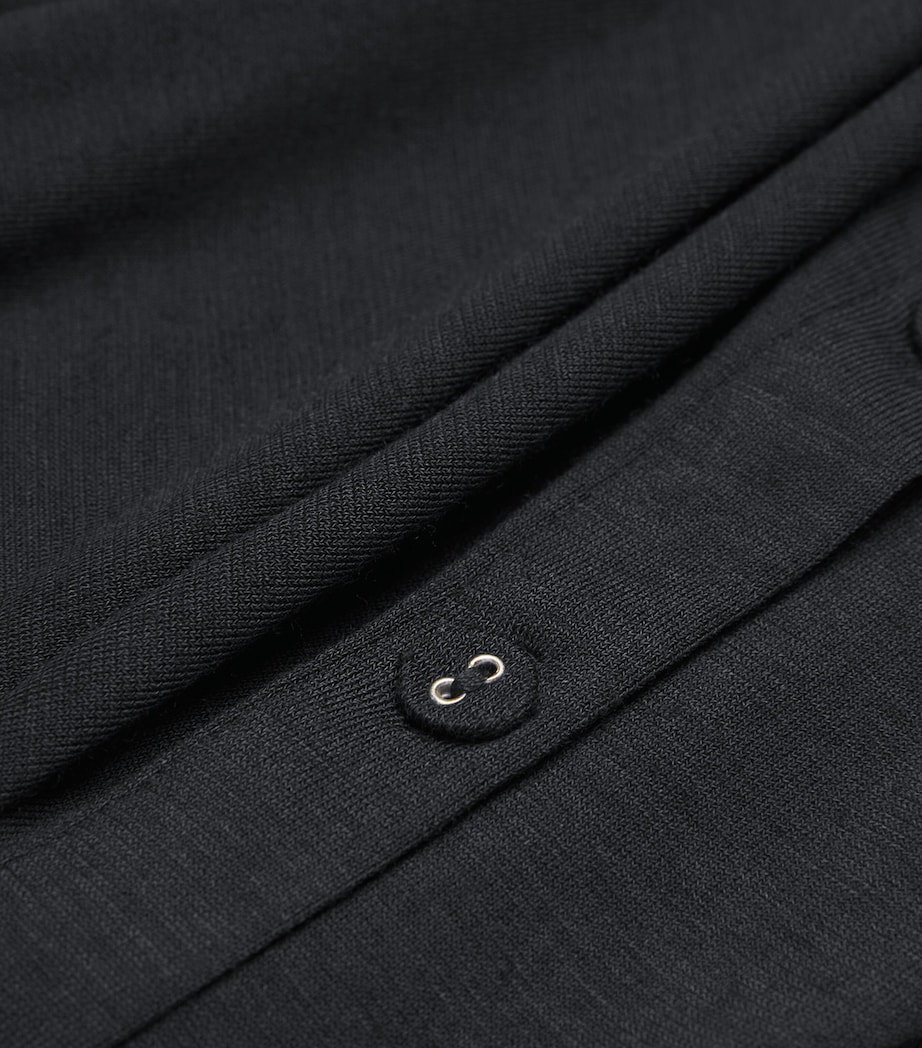 Sheer Modal Cardigan ONYX Image 5