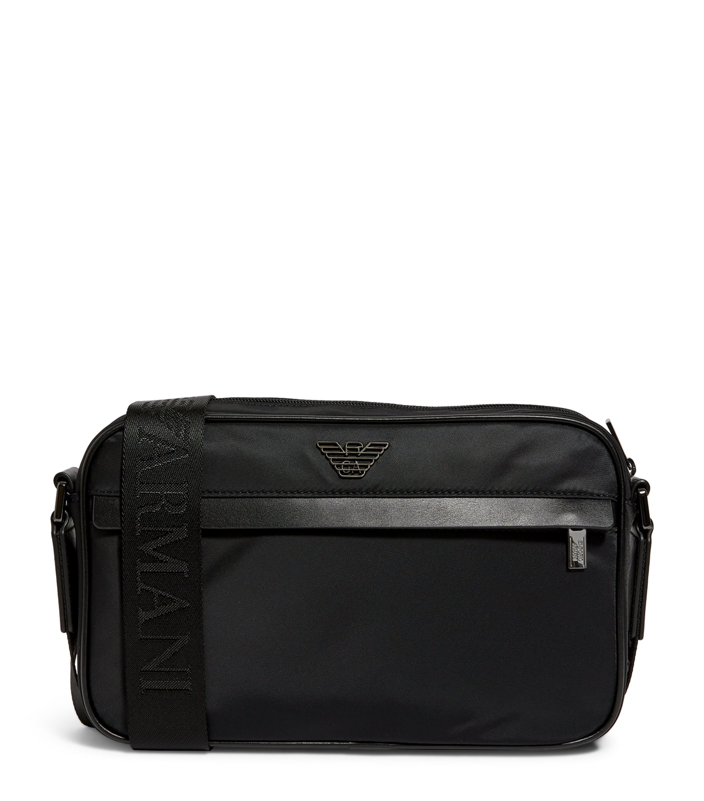 EMPORIO ARMANI RECYCLED NYLON SHOULDER BAG 