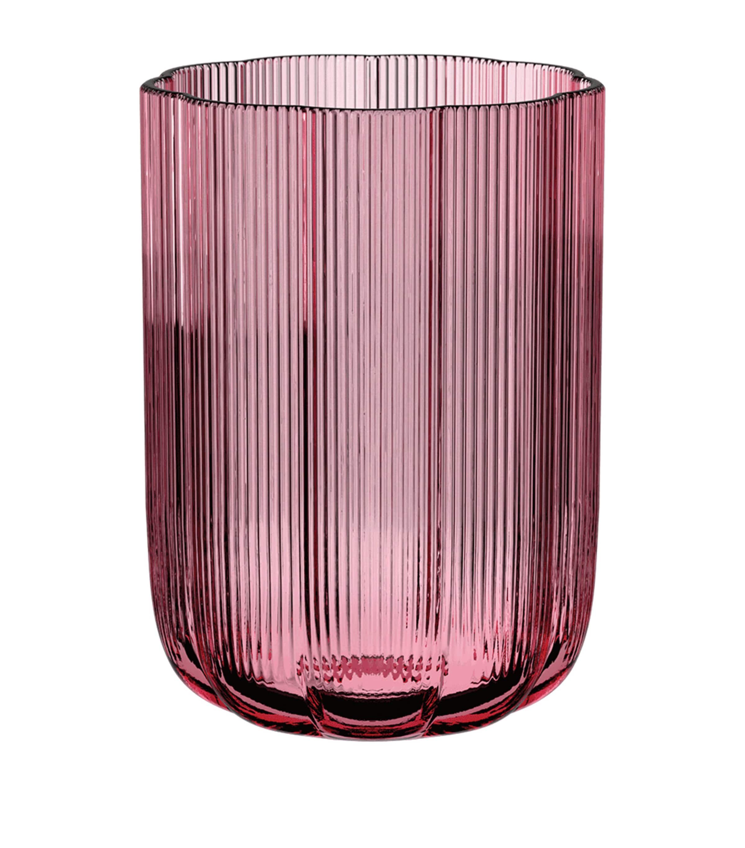 Villeroy & Boch Glass Fleur Vase (22cm) Purple Image 1
