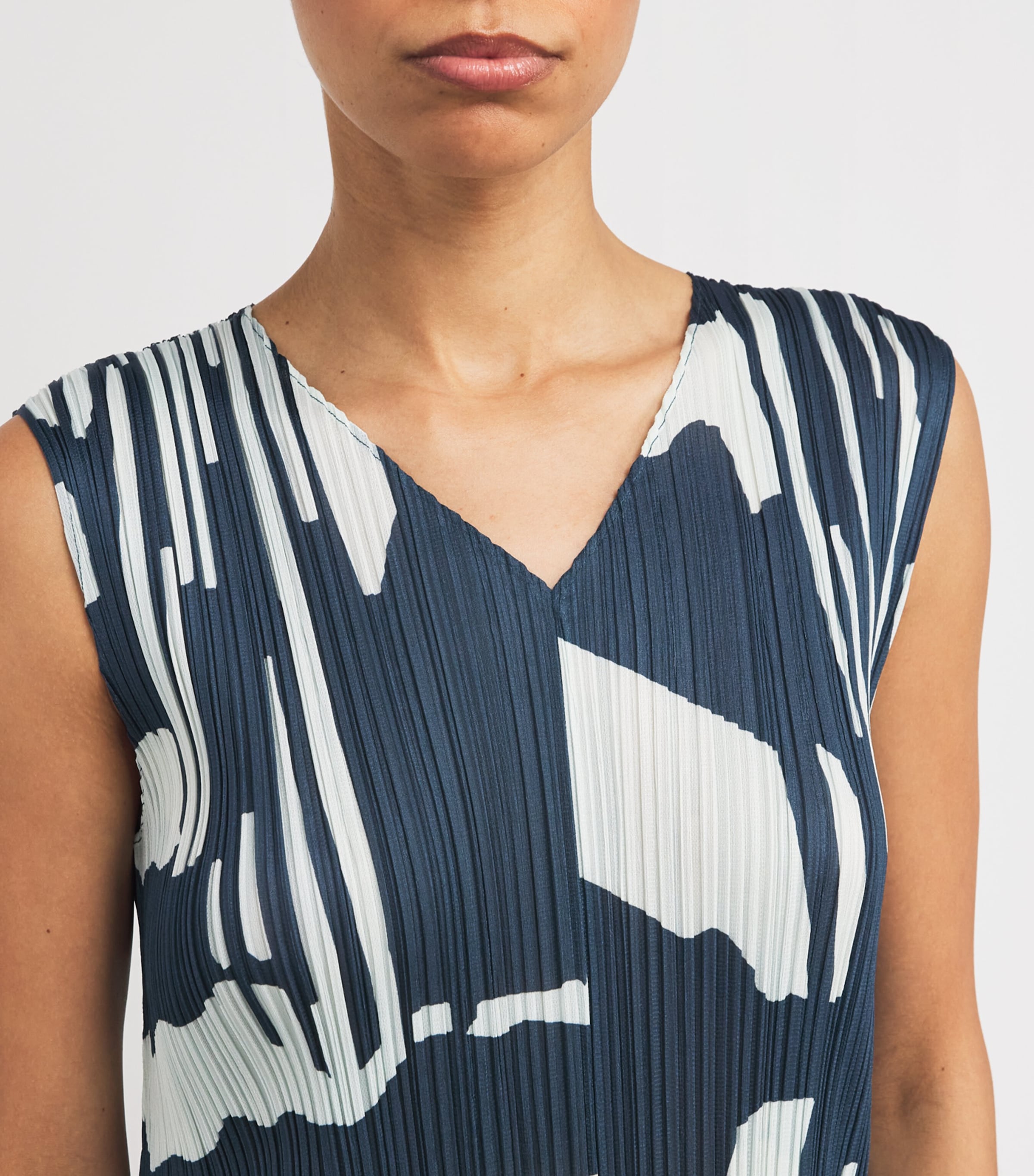 Pleats Please Issey Miyake Pleated Refraction Midi Dress