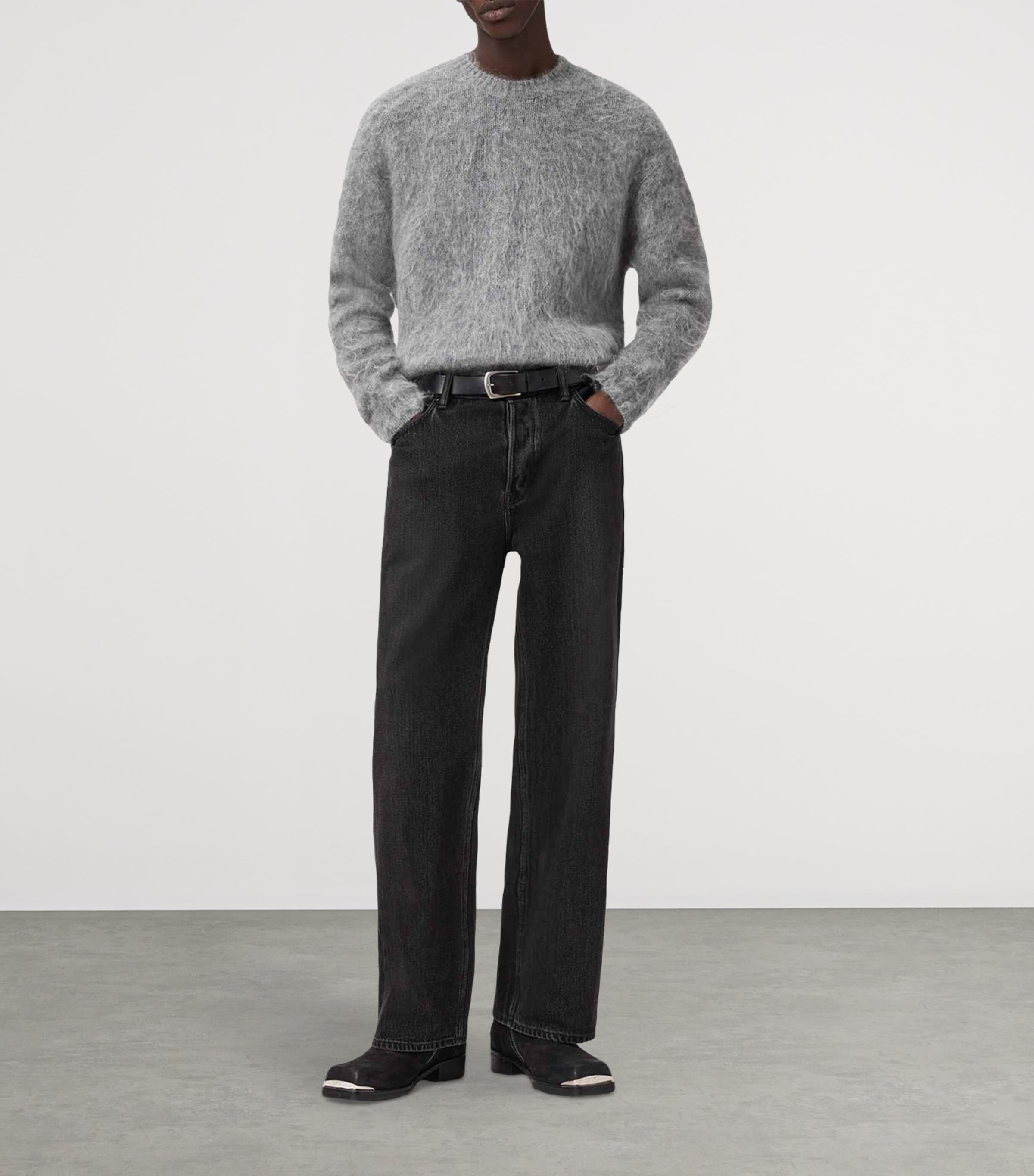 Oversized Brushed Coby Sweater GREY MARL Image 2