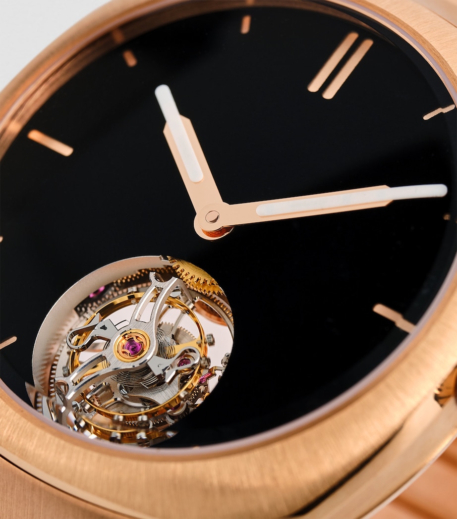 H. Moser & Cie Rose Gold Streamliner Watch 40mm Black Image 5