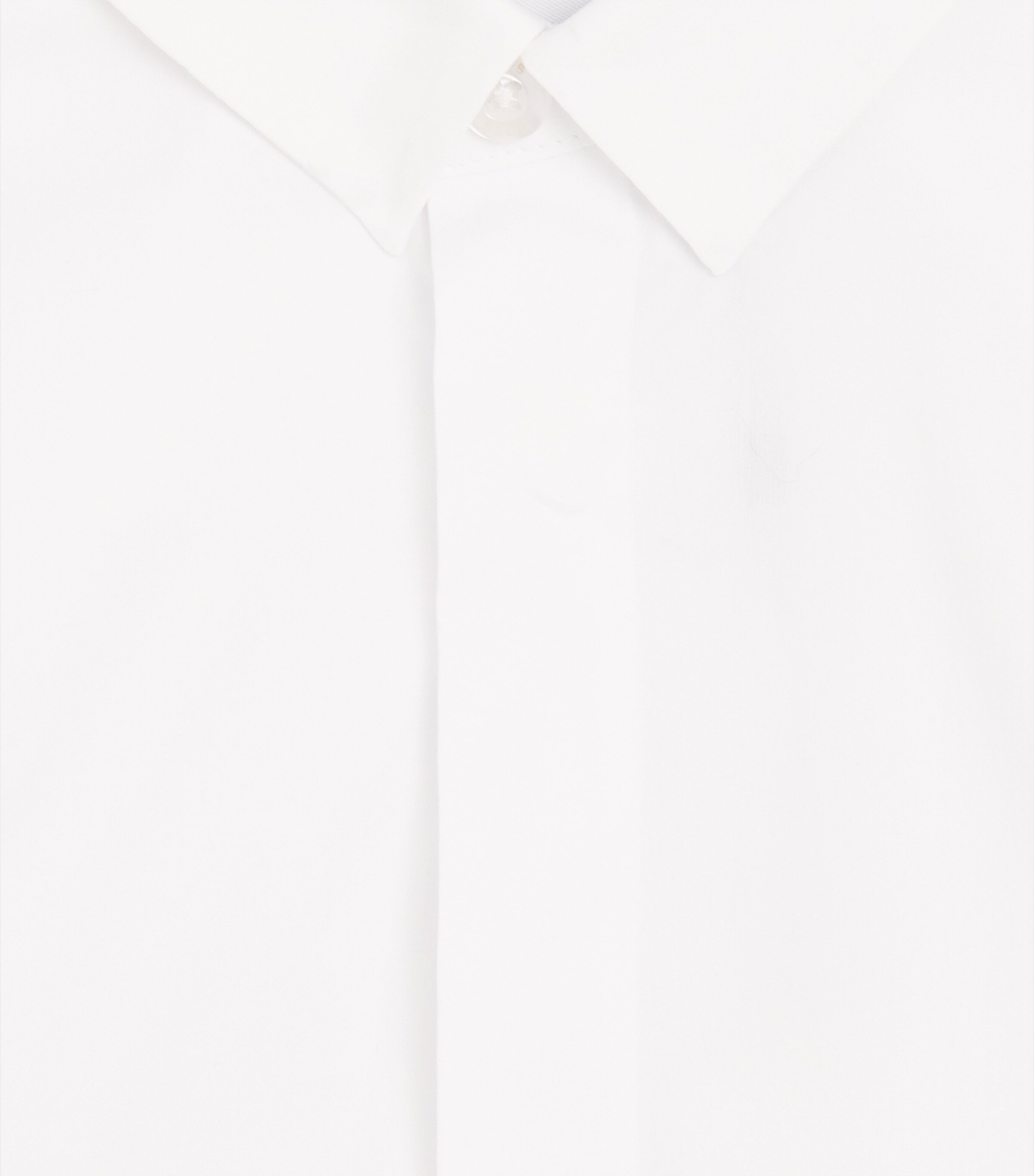 Cotton-Blend Concealed-Placket Shirt (4-16 Years) 10PWHITE Image 3