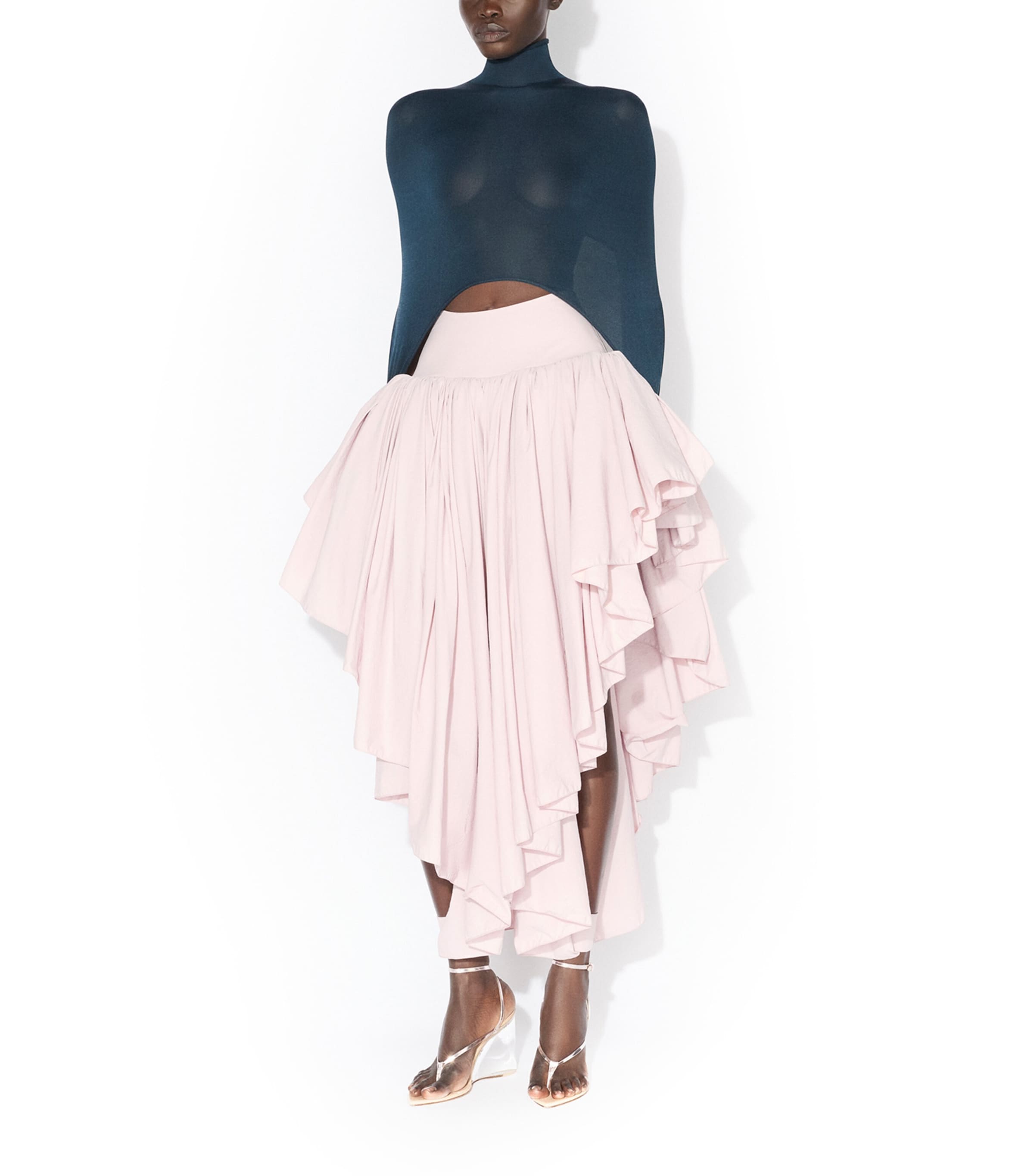 Alaïa Womens Petticoat Skirt Rose Pale Image 2