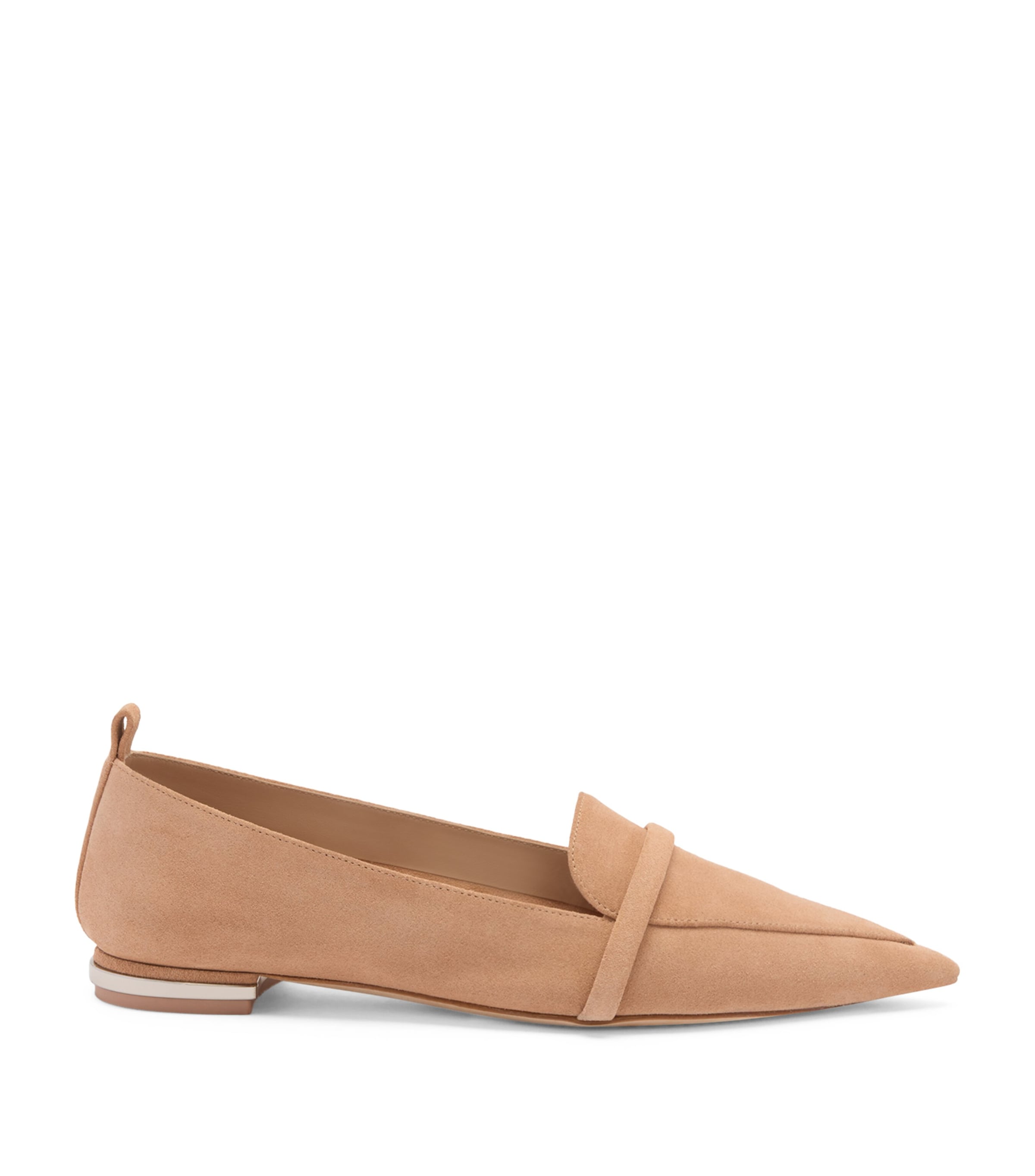 Suede Dora Loafers BUFF Image 1