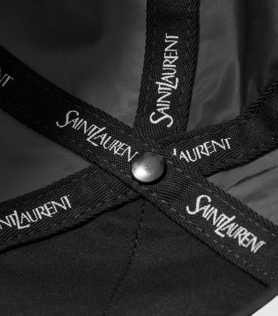 Saint Laurent Technical Logo Baseball Cap Image 4