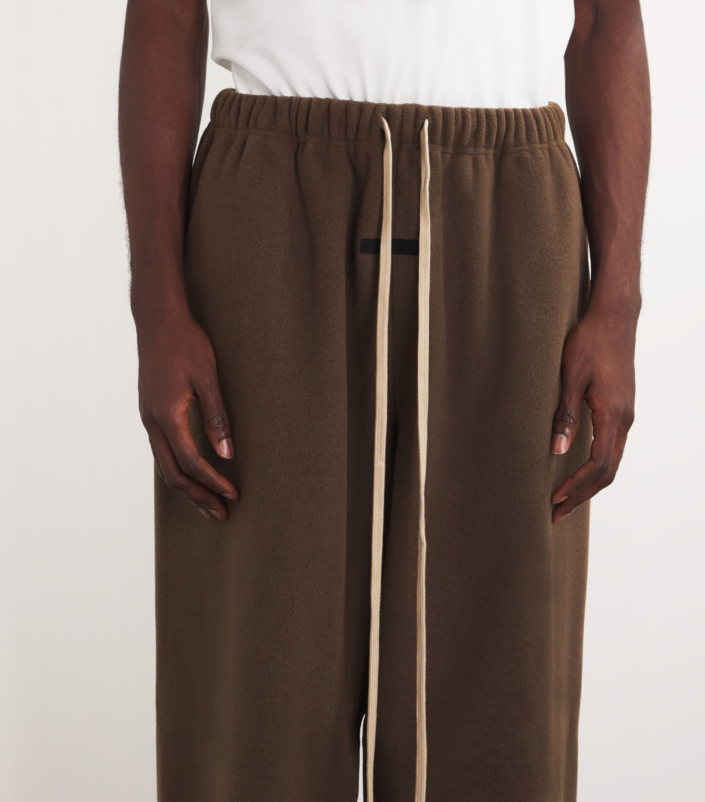 Logo-Patch Sweatpants BROWN Image 6