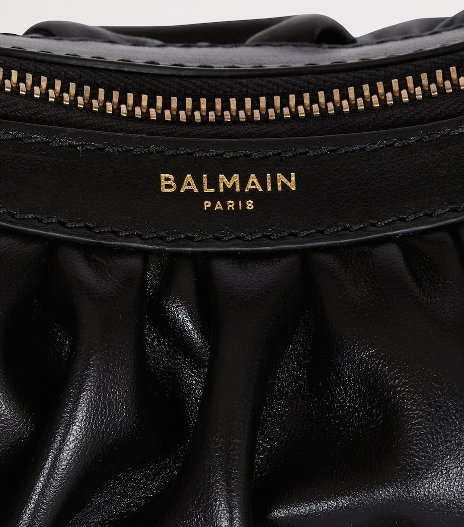 Mini Leather Ebene Top-Handle Bag 0PA NOIR Image 5