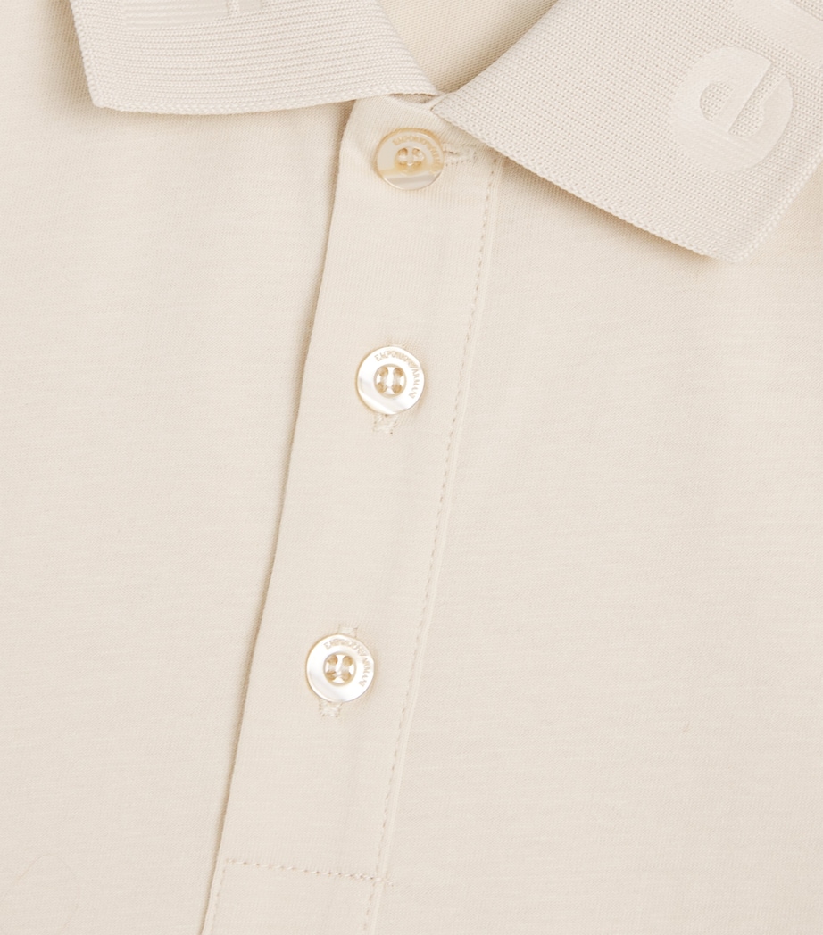 Logo-Detail Polo Shirt (4-16 Years) U1156FRENCH OAK Image 3