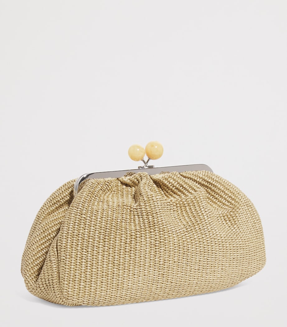 Large Raffia-Effect Pasticcino Bag BEIGE GOLDEN Image 3