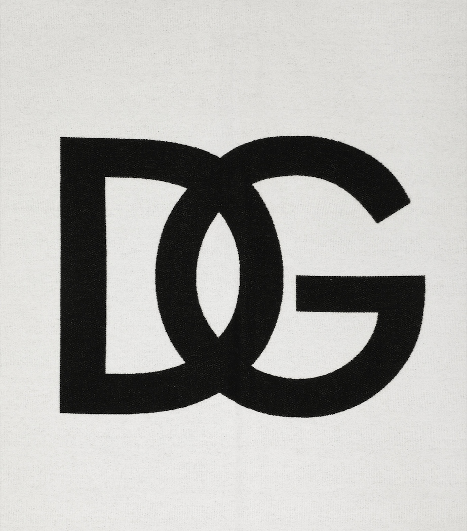 Cotton Logo Throw (133cm x 173cm) U0057 DG LOGO Image 2