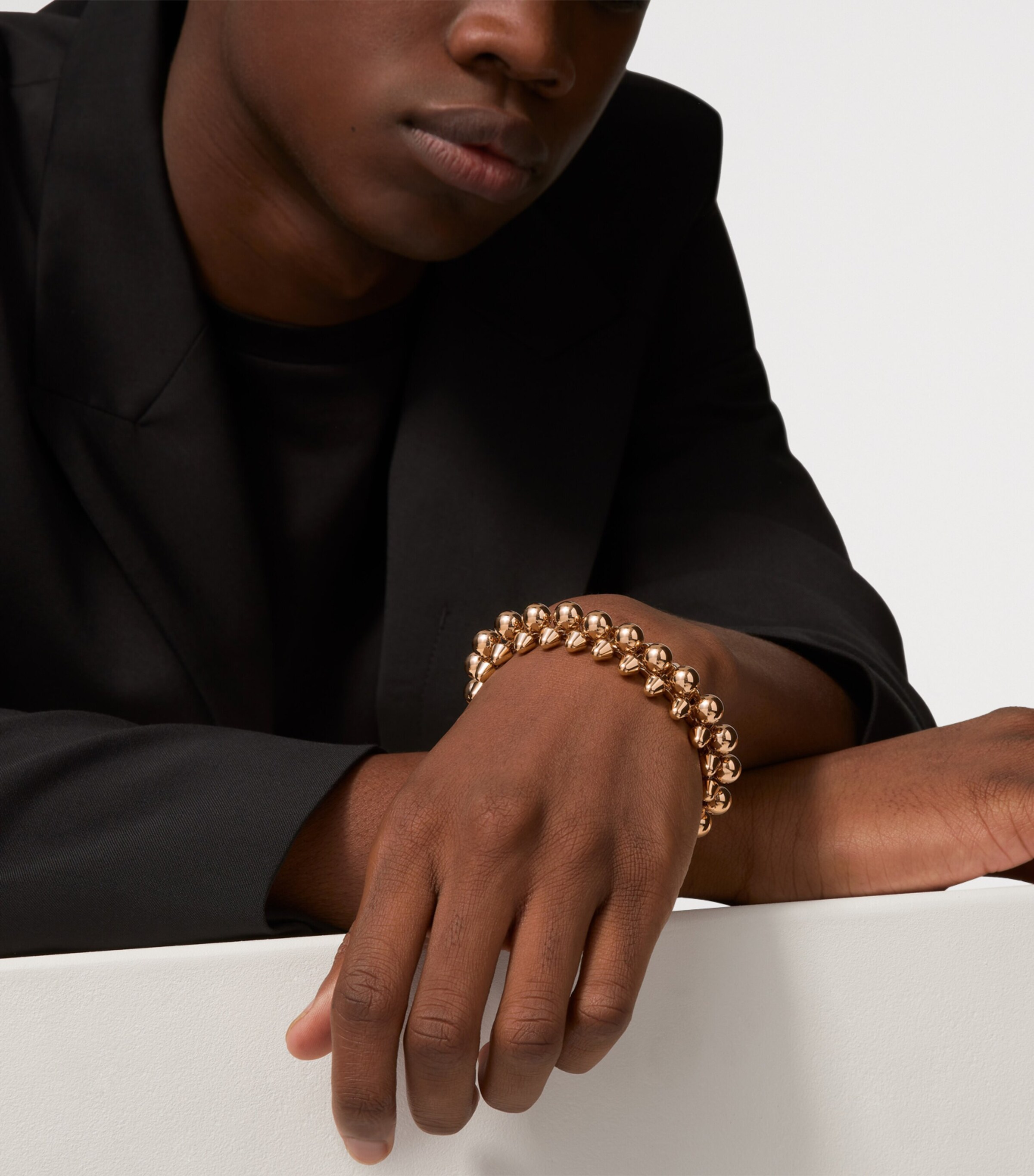 Extra-Large Rose Gold Clash de Cartier Bracelet ROSE GOLD Image 2