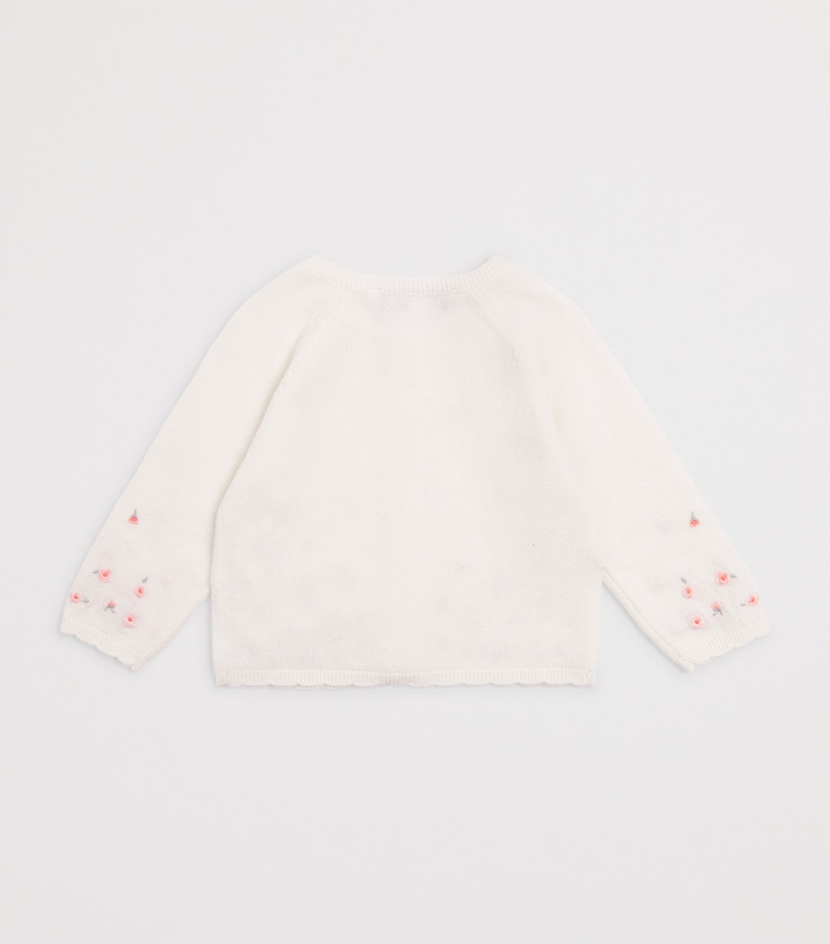 Embroidered Cardigan (3 Months - 4 Years) 13NACRE Image 2