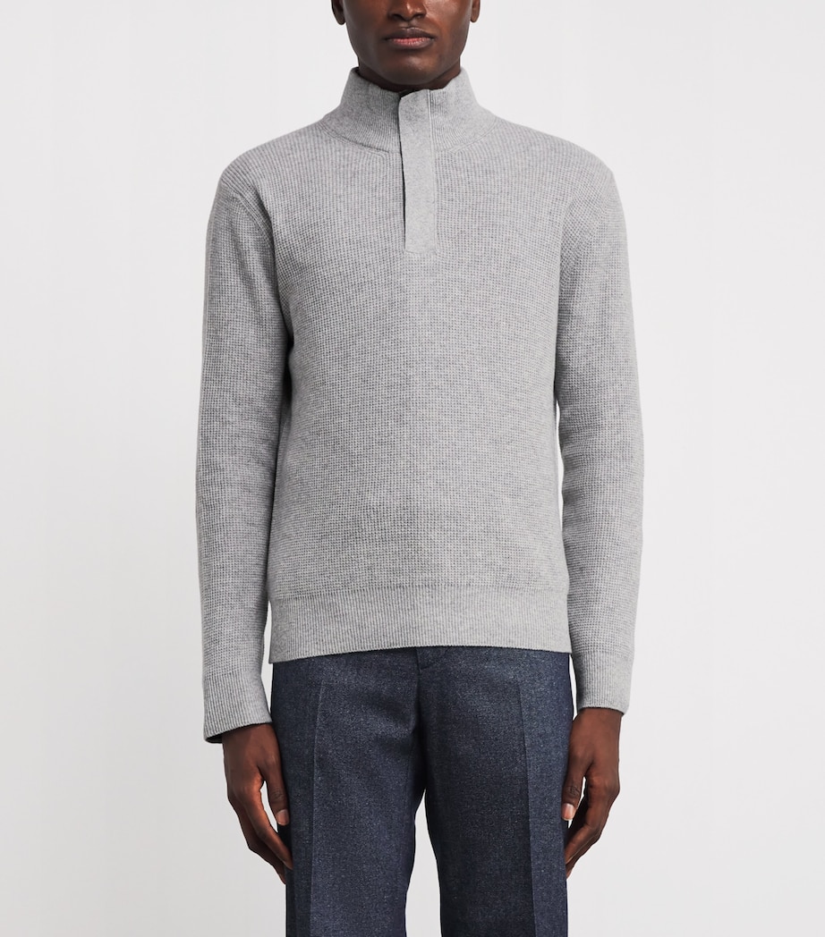 Wool-Cashmere Quarter-Zip Sweater 300 Image 3