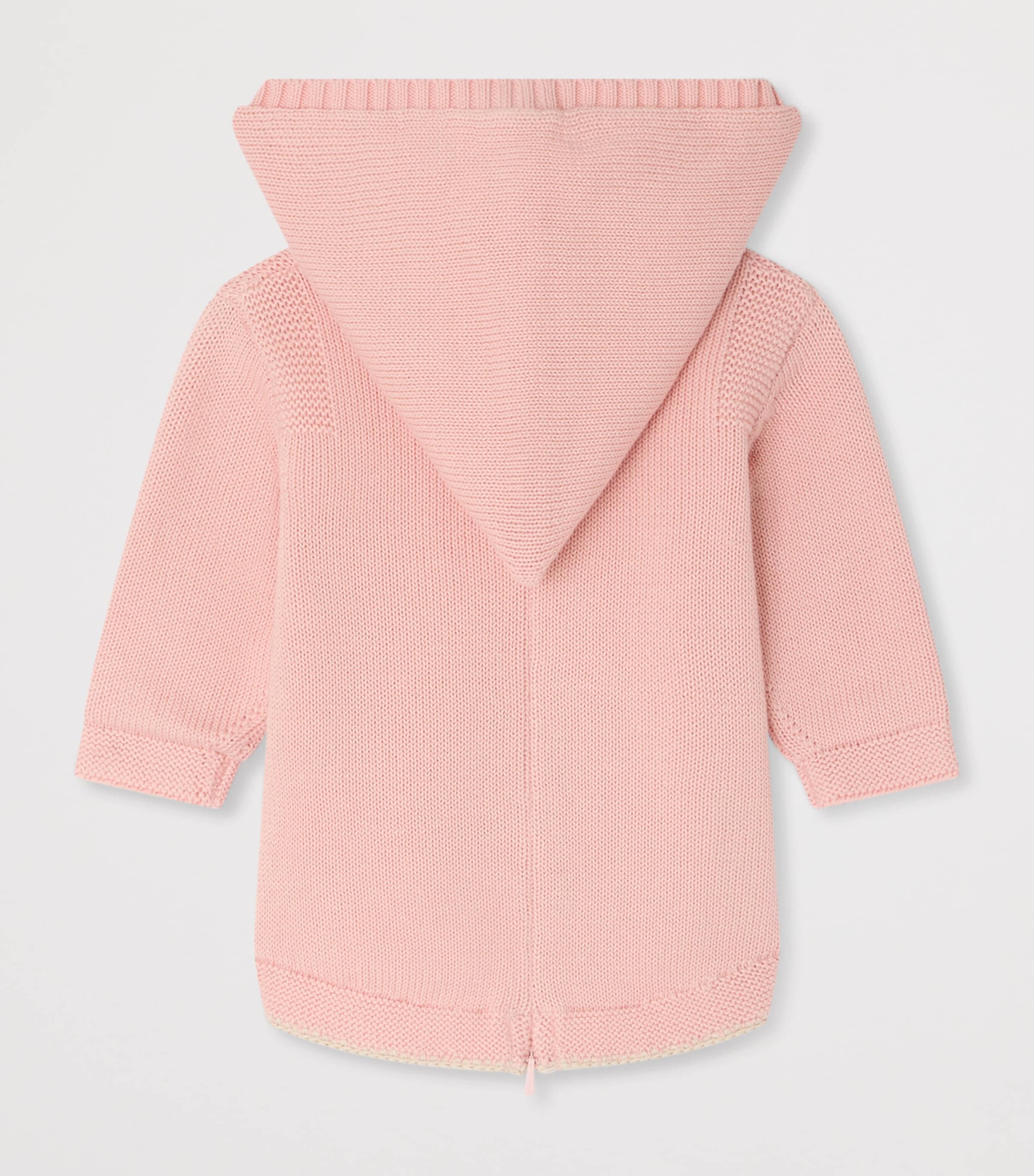 Cotton Longline Hoodie (3-18 Months) ROSE THE Image 2