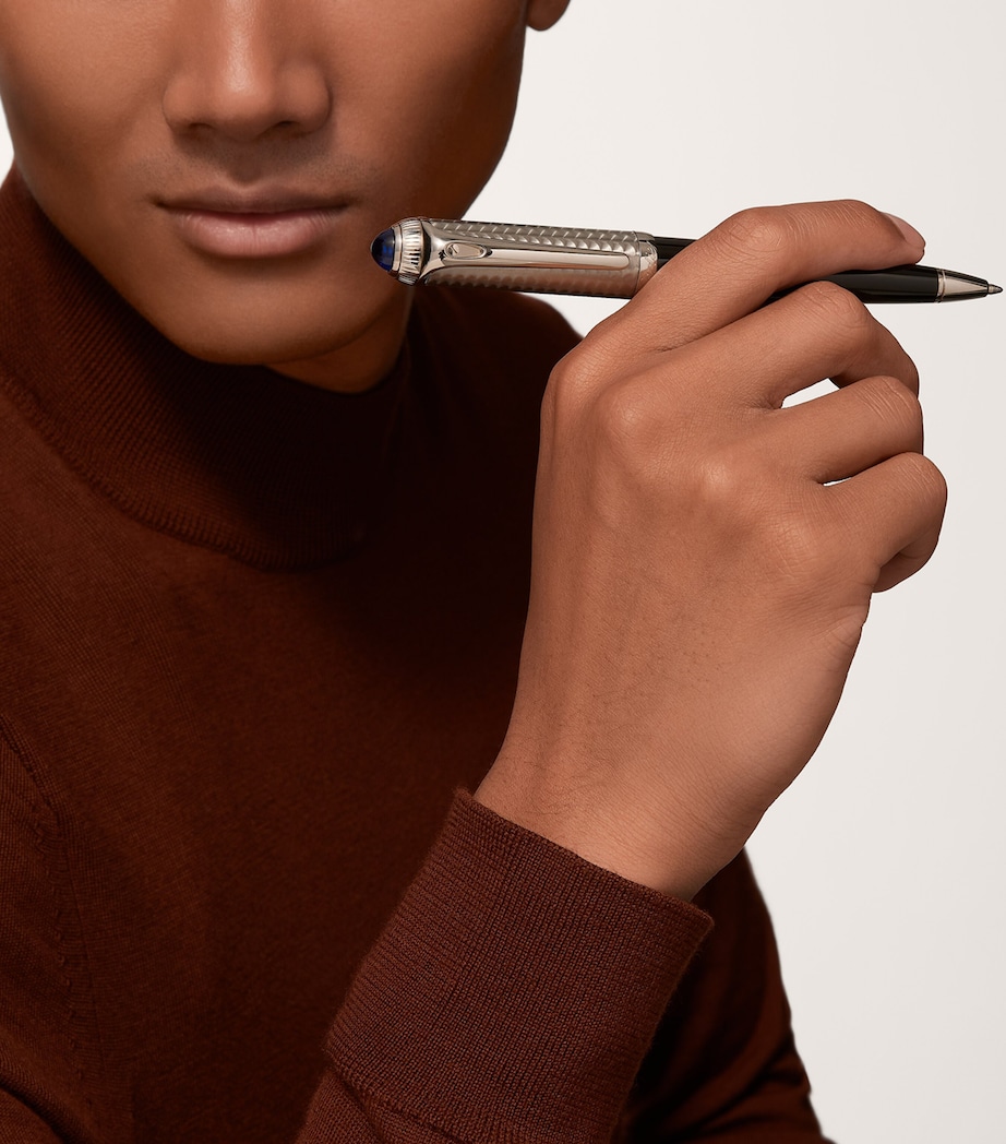 R de Cartier Ballpoint Pen BLACK & SILVER Image 2