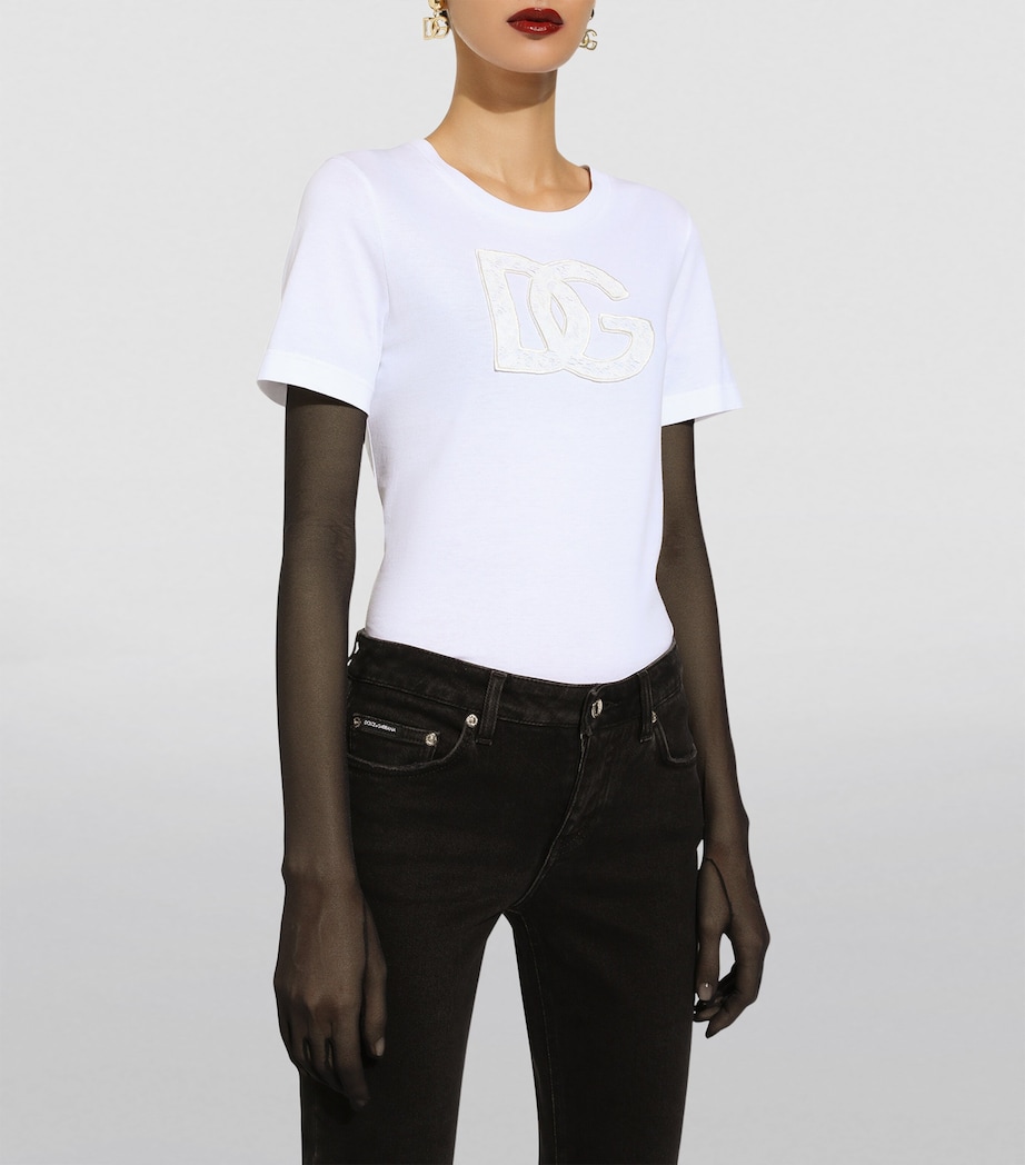 Jersey Logo-Patch T-Shirt W0800-OPTICAL WHITE Image 3